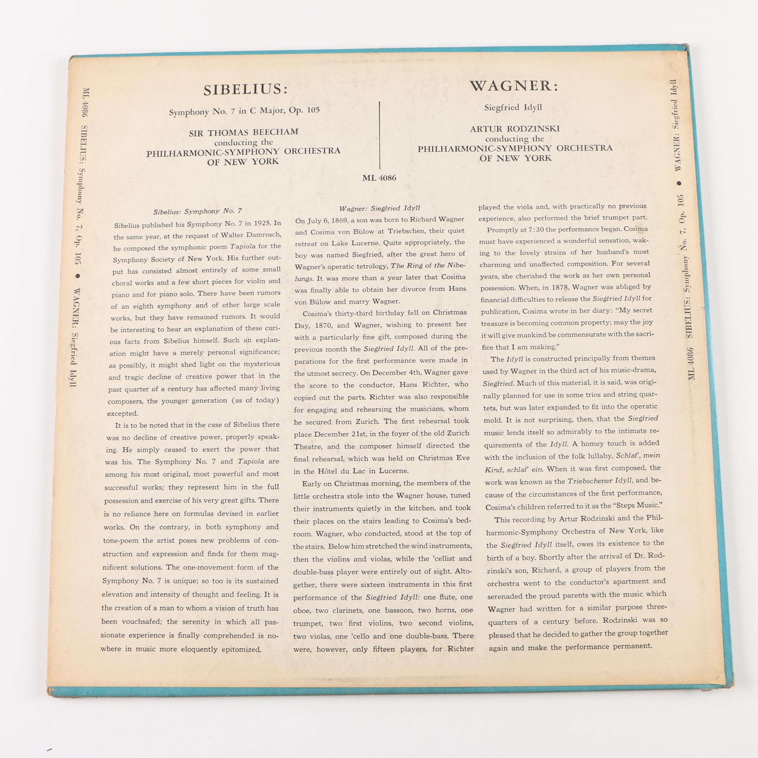 Easy Listening, Classical Theme and Other Vintage LPs