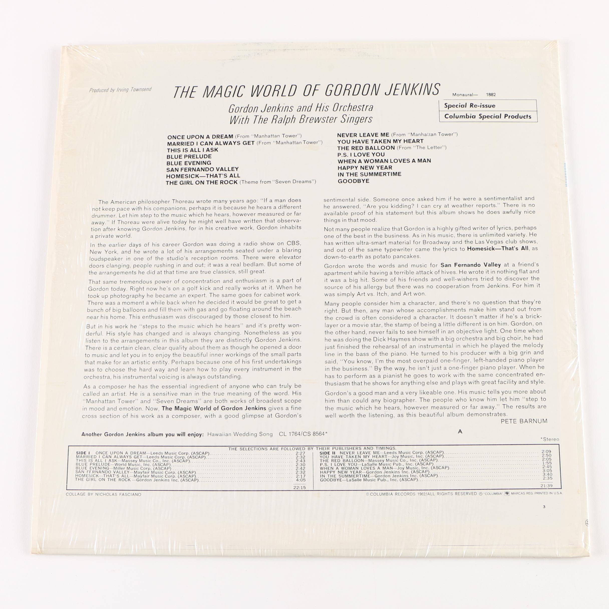 Easy Listening, Classical Theme and Other Vintage LPs