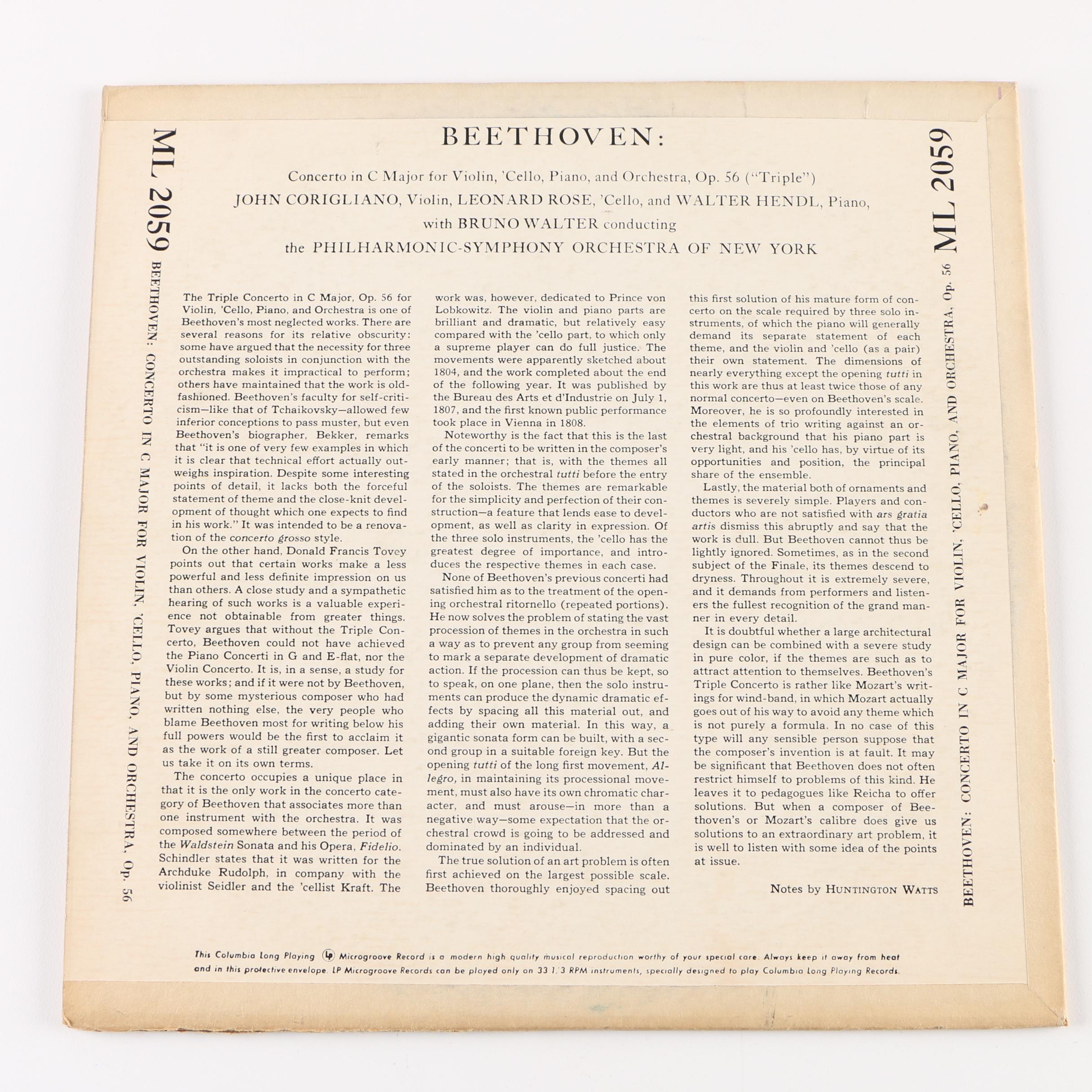 Easy Listening, Classical Theme and Other Vintage LPs