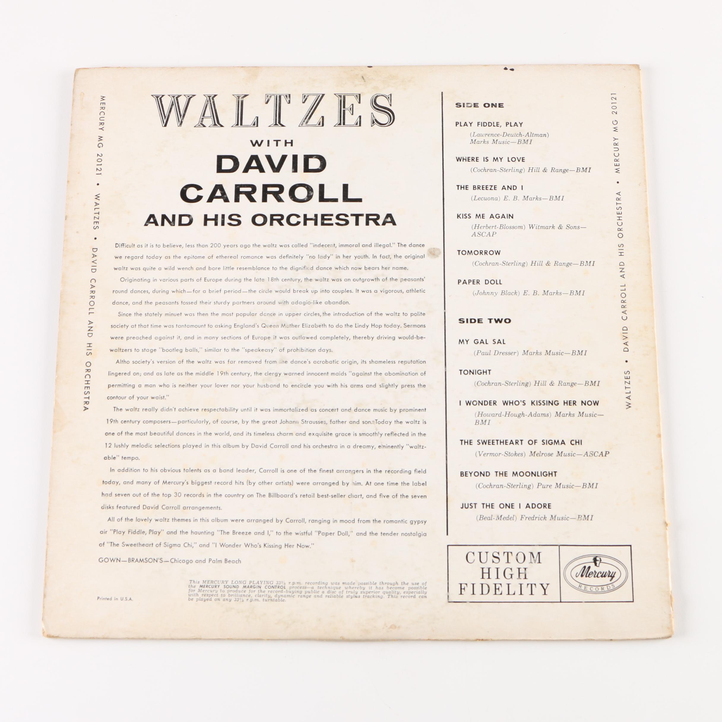 Easy Listening, Classical Theme and Other Vintage LPs