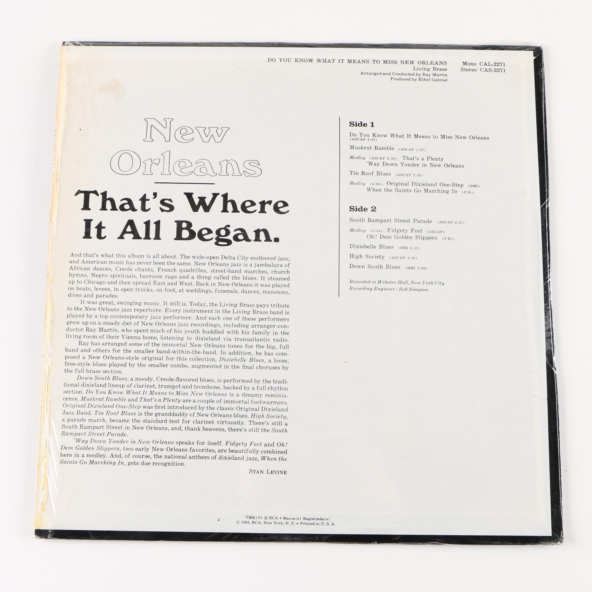 Easy Listening, Classical Theme and Other Vintage LPs