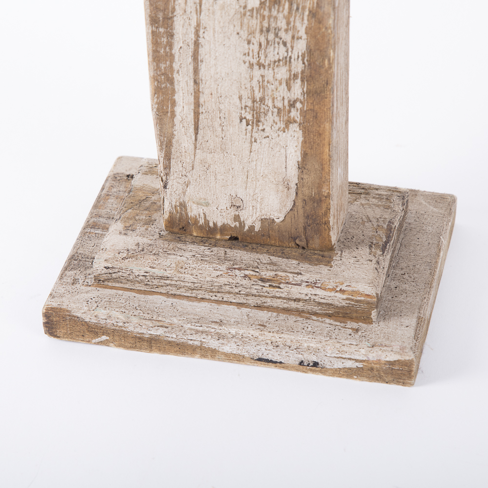 Wood Cross And Shelf Unit