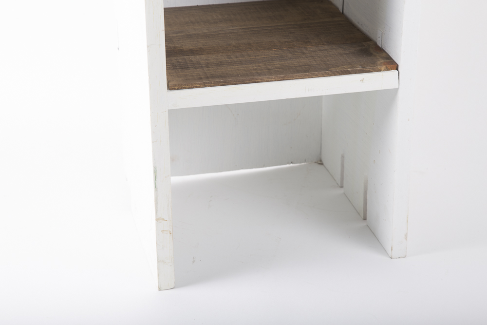 Wood Cross And Shelf Unit