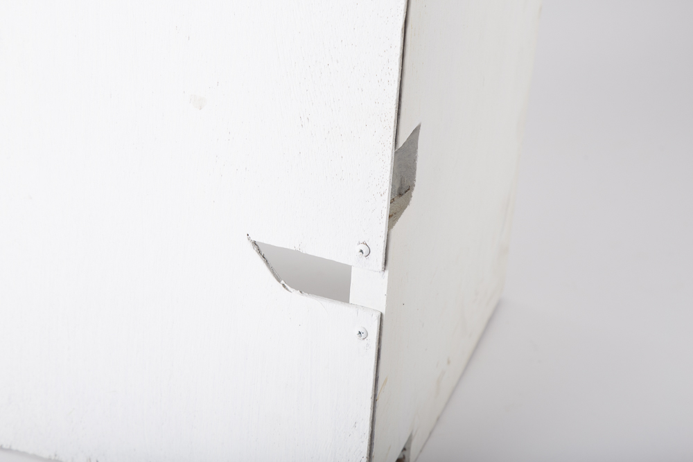 Wood Cross And Shelf Unit