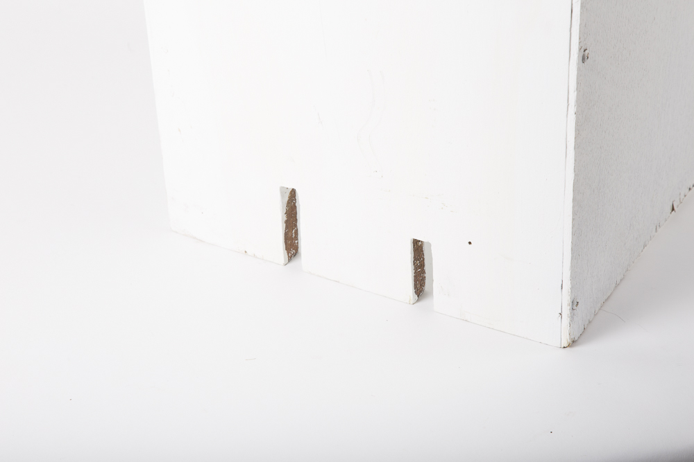 Wood Cross And Shelf Unit