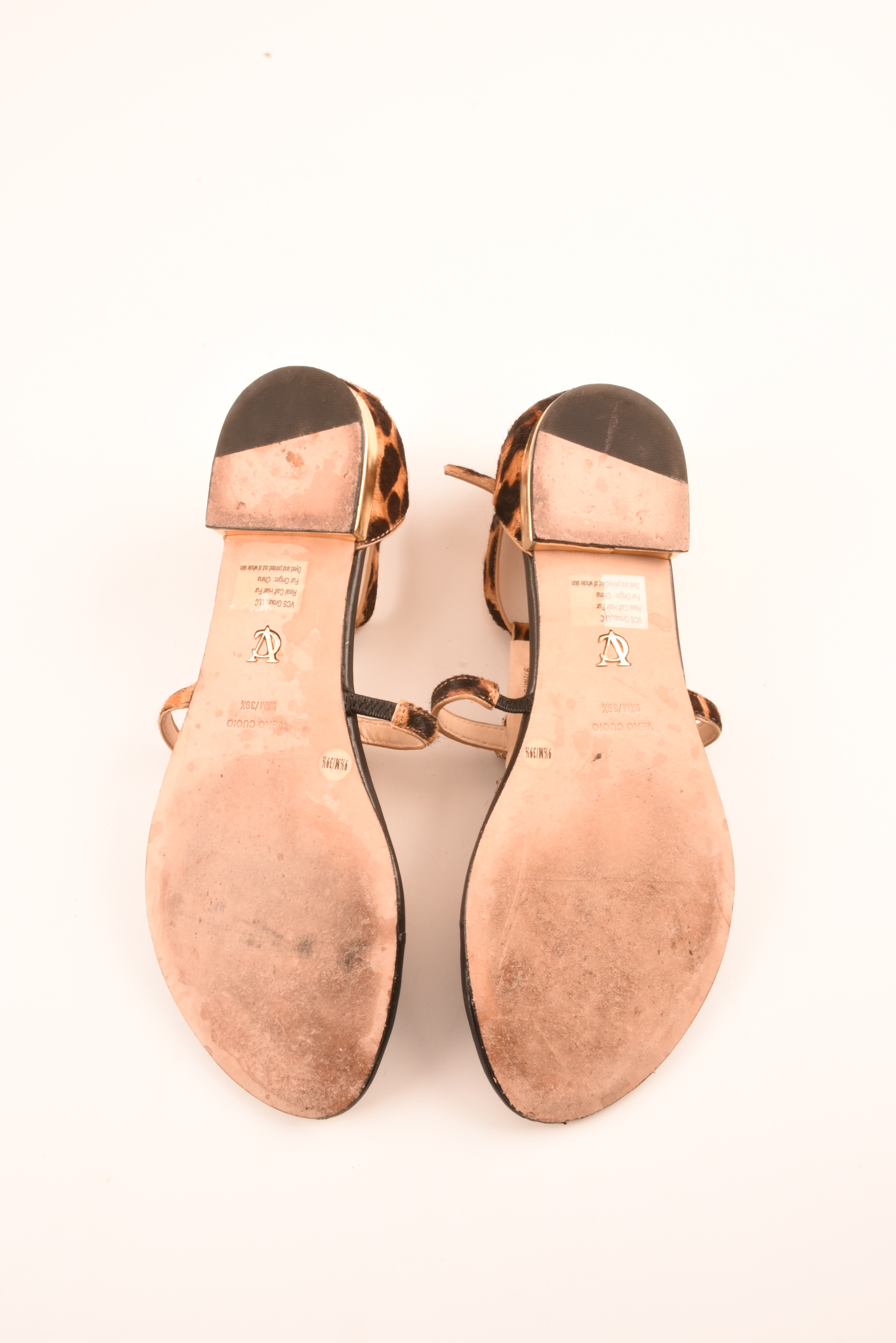 Two Pair of Embellished Italian Sandals