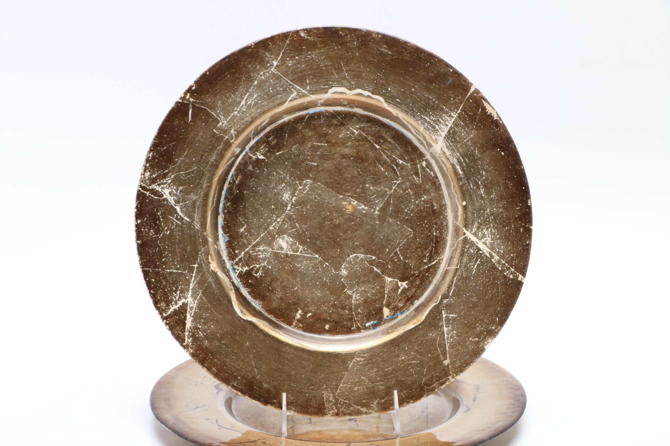 Gold Tone Decorative Chargers