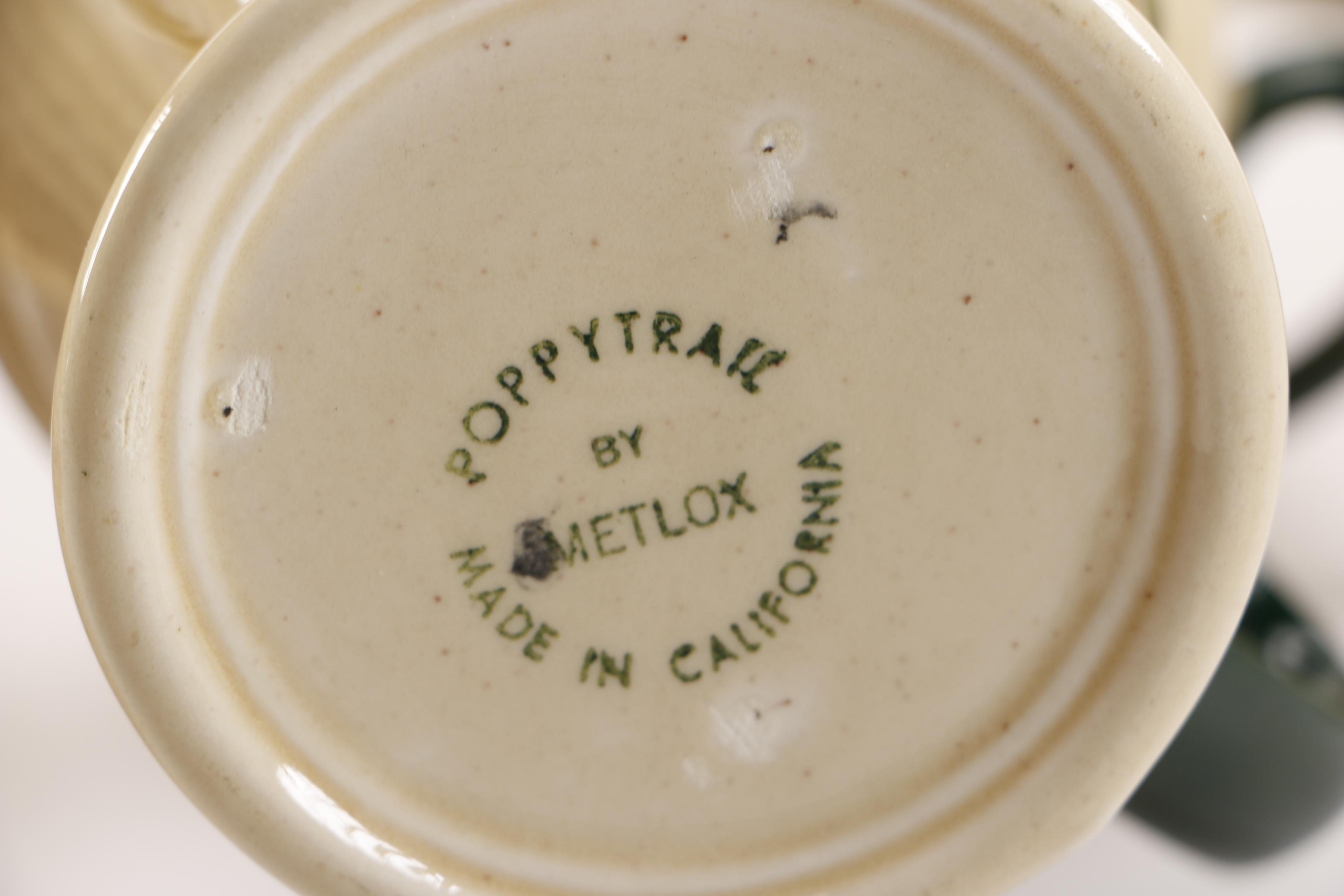 Metlox "Poppytrail" Ceramic Tableware Set