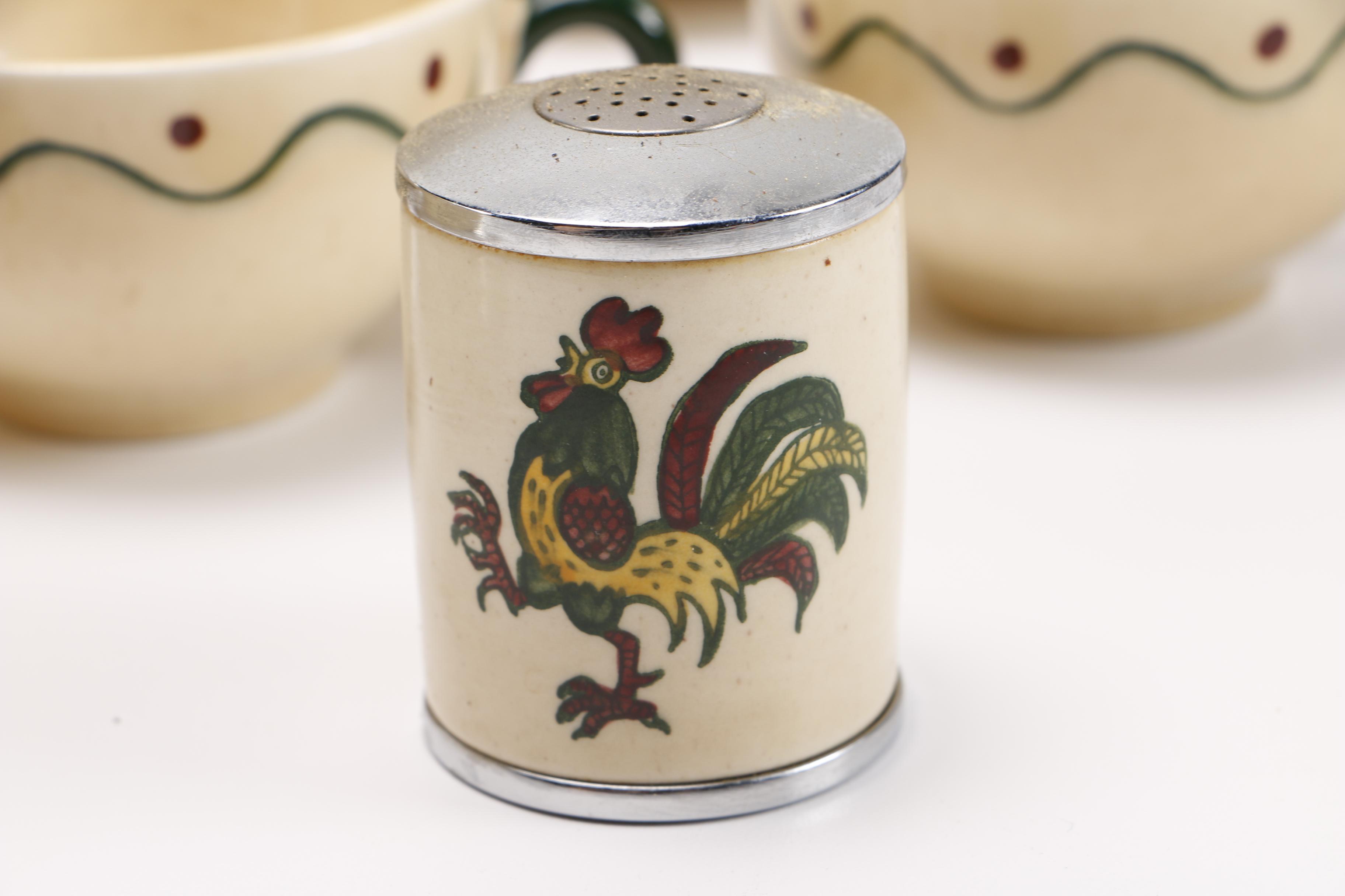 Metlox "Poppytrail" Ceramic Tableware Set