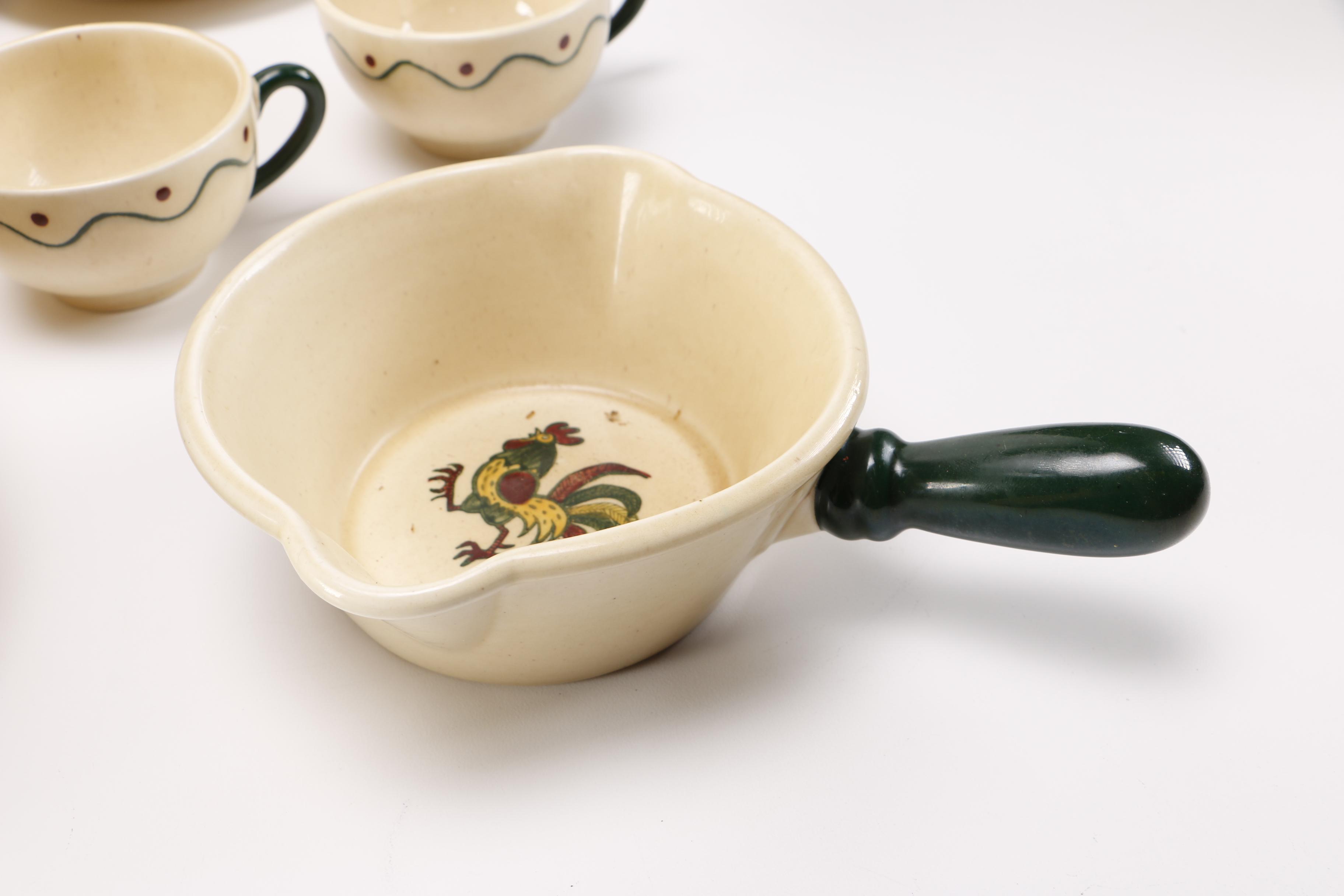 Metlox "Poppytrail" Ceramic Tableware Set