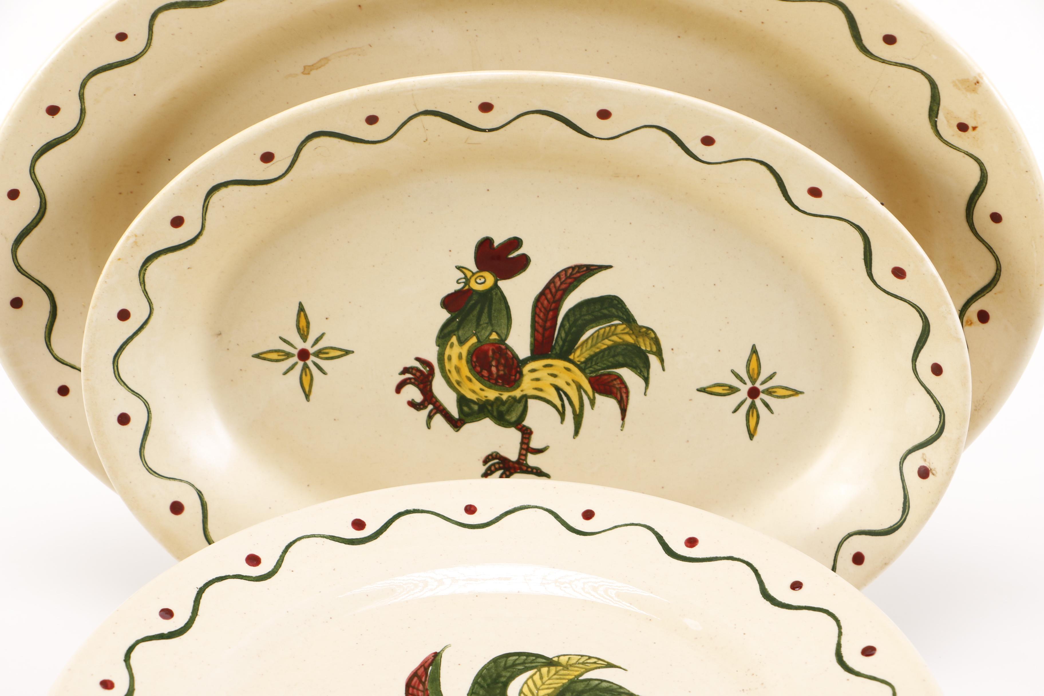 Metlox "Poppytrail" Ceramic Tableware Set