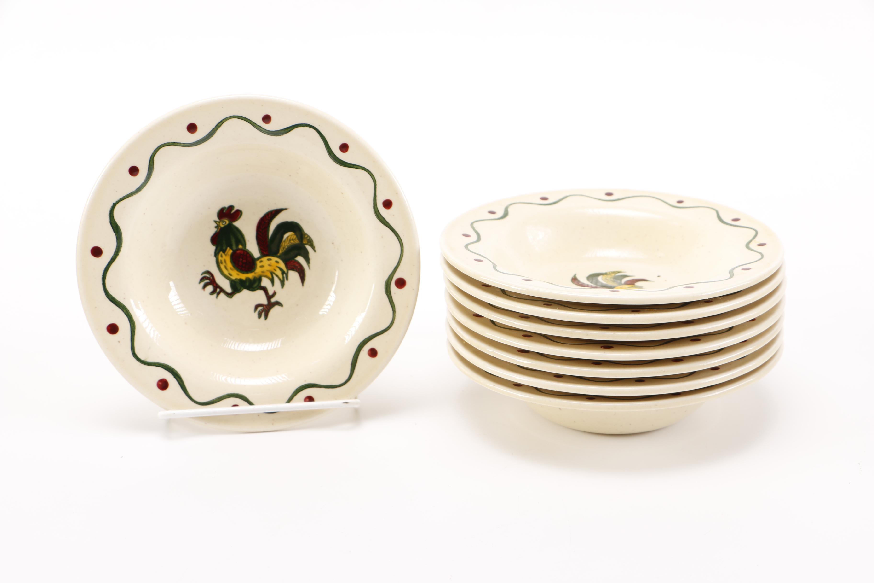 Metlox "Poppytrail" Ceramic Tableware Set