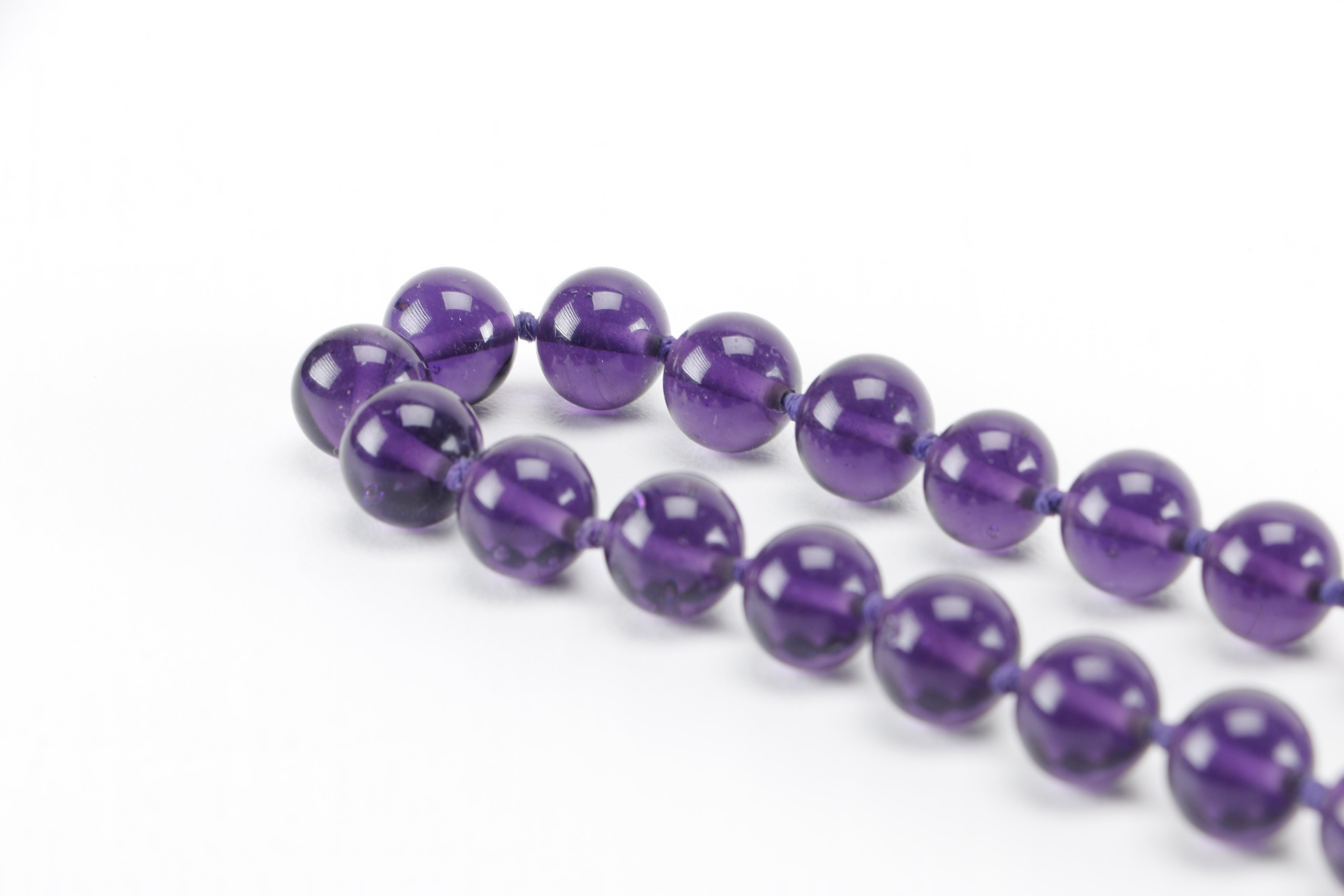 Glass, Sodalite and Malachite Necklaces