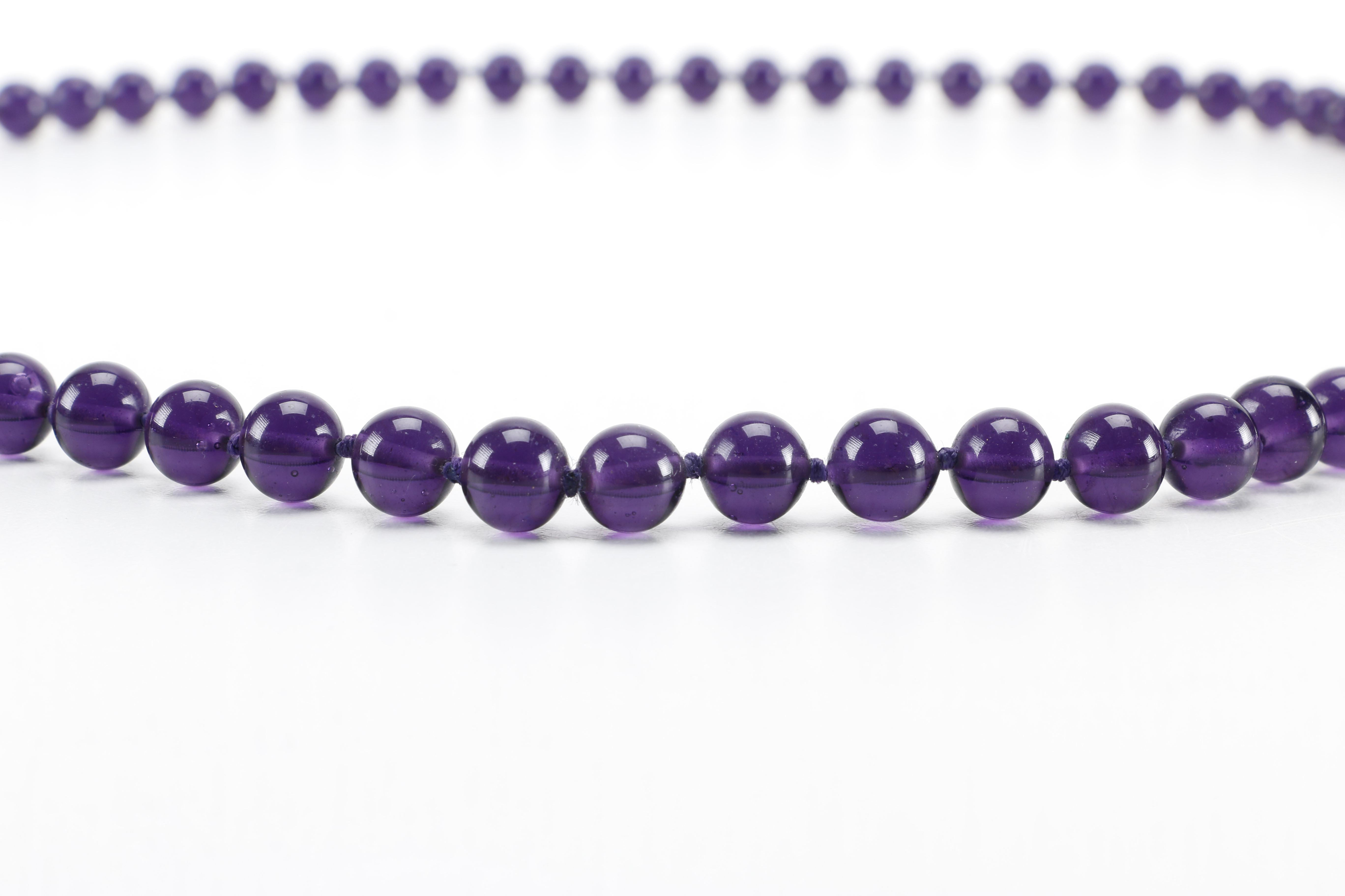 Glass, Sodalite and Malachite Necklaces