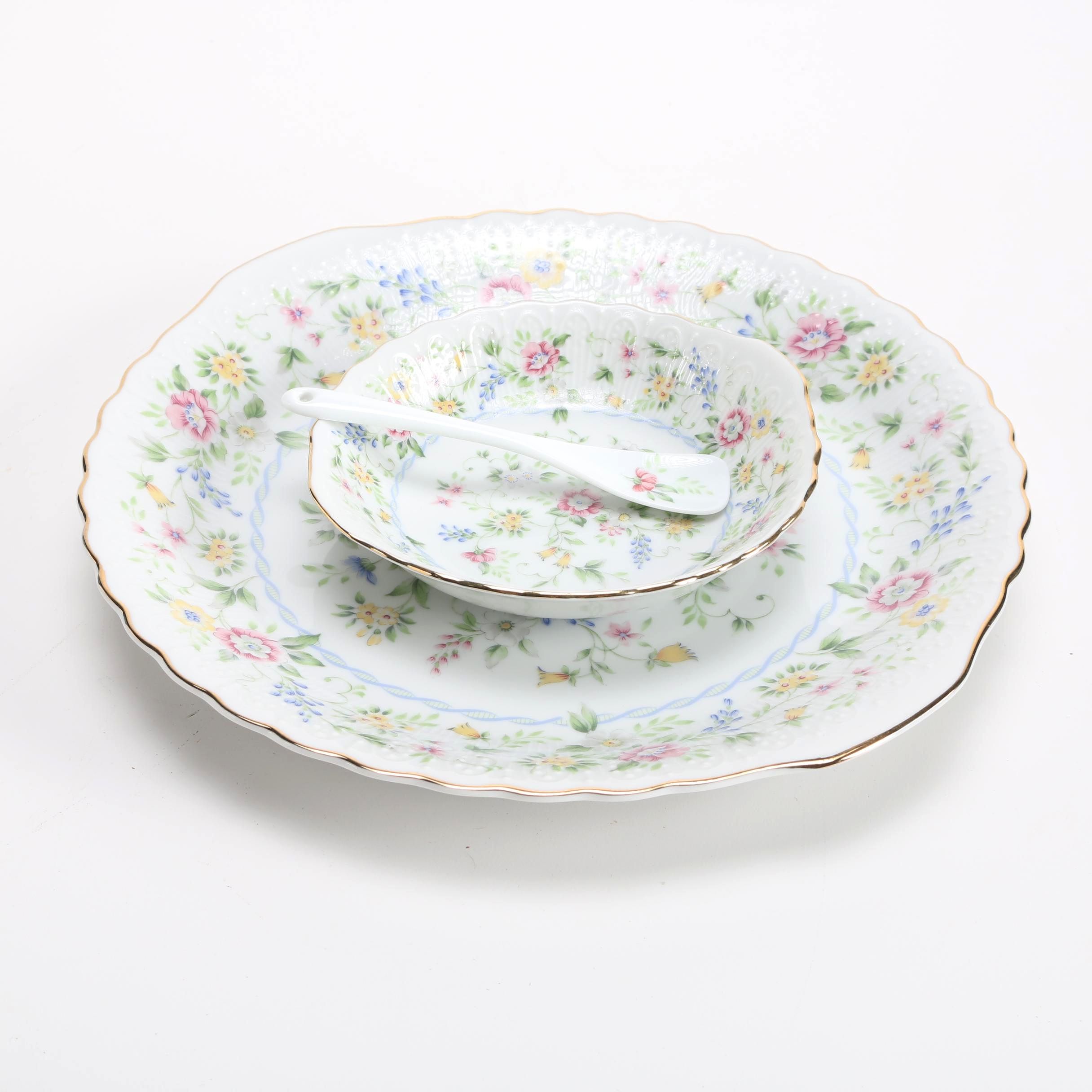 Three-Piece Party Serving Set "Meadow" from Andrea by Sadek