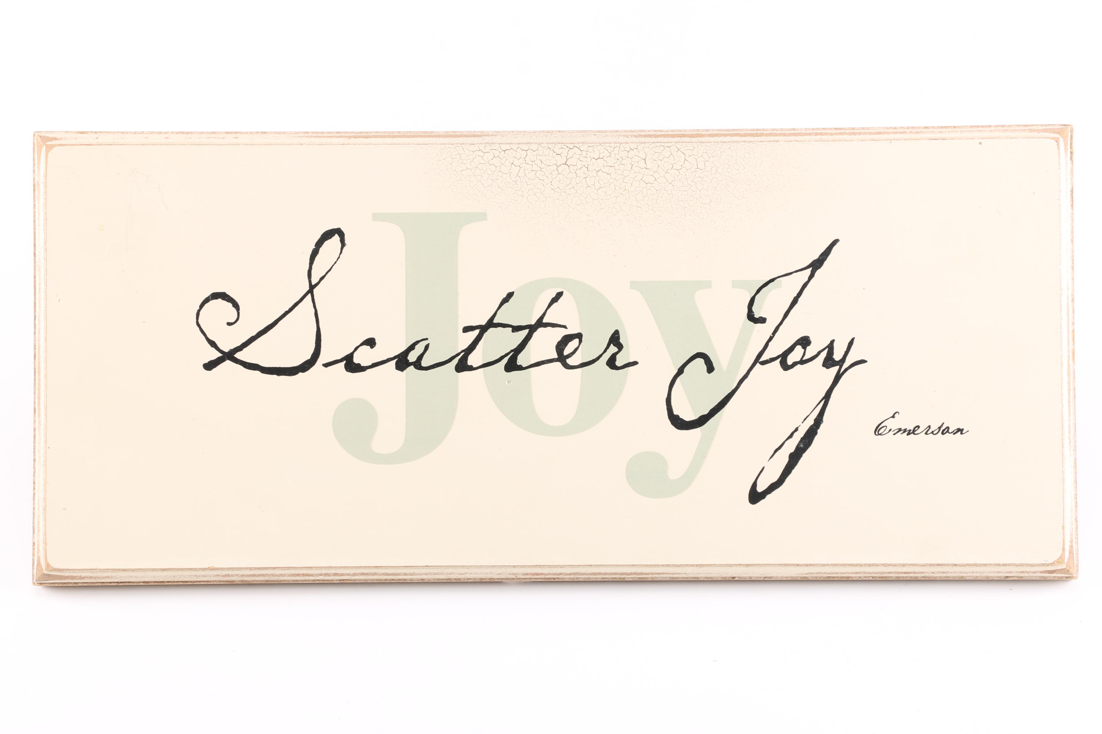 Decorative Picture Frames and Sign