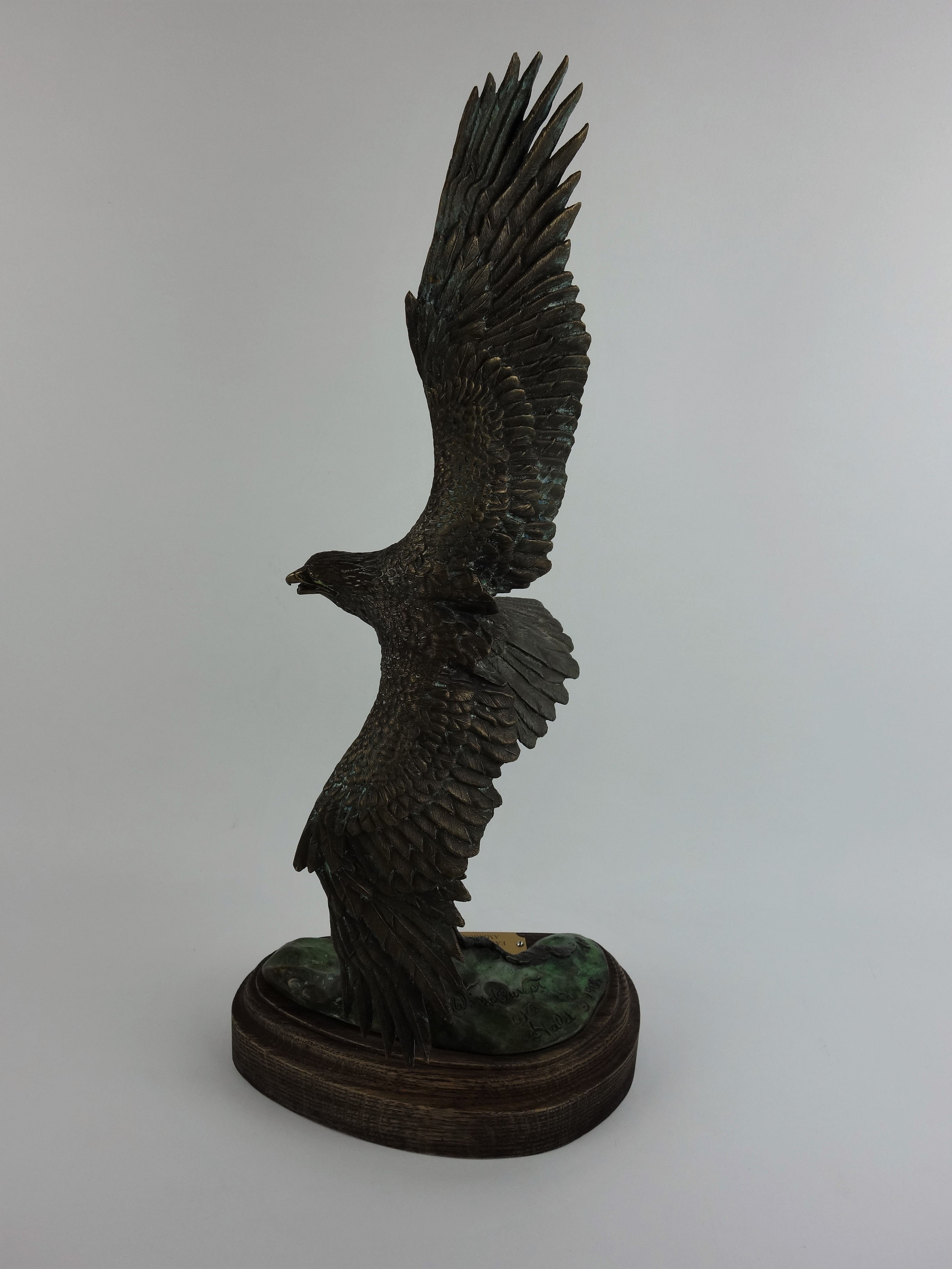 William Hald Limited Edition Bronze Sculpture "Windswept"