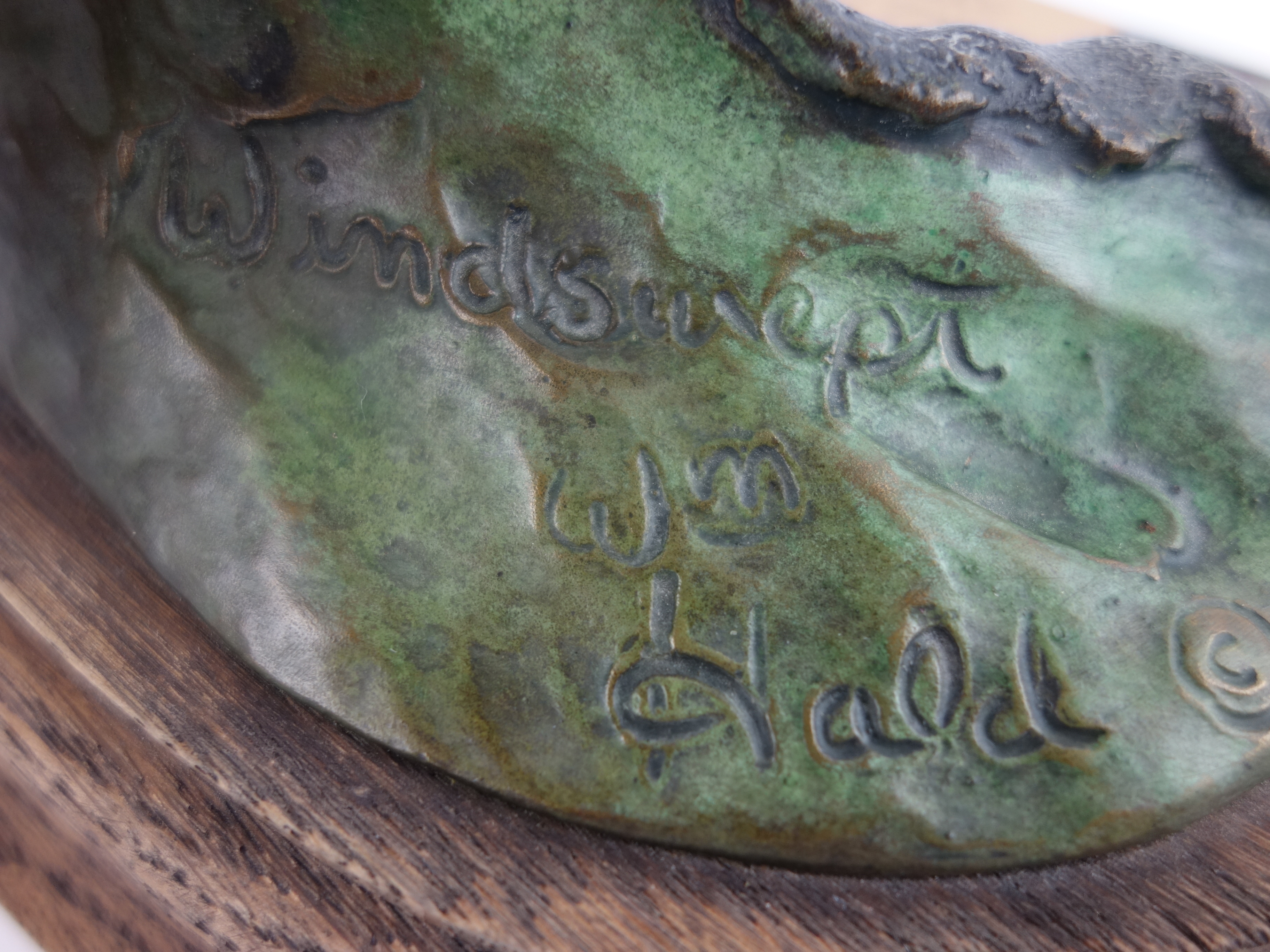 William Hald Limited Edition Bronze Sculpture "Windswept"