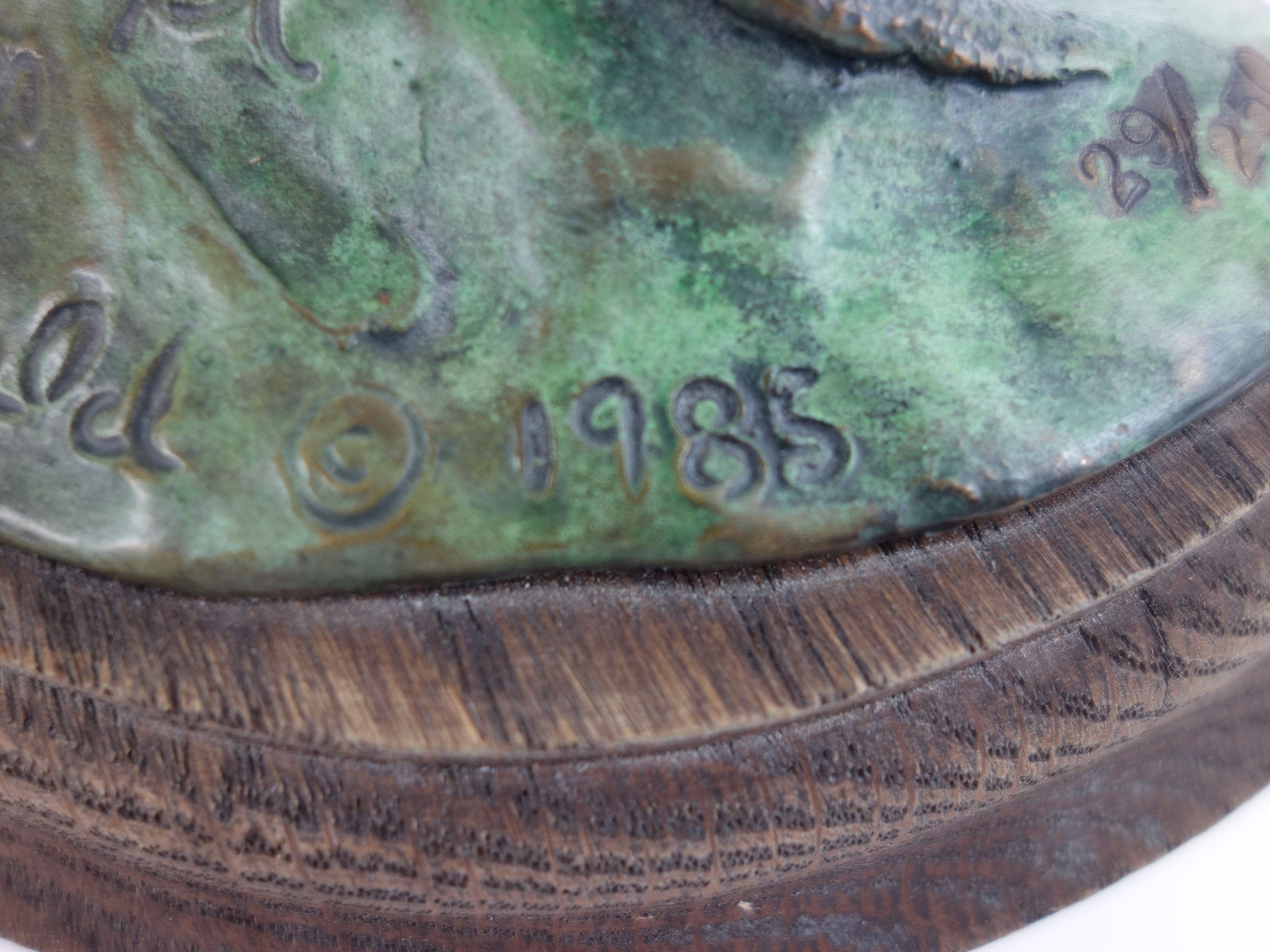 William Hald Limited Edition Bronze Sculpture "Windswept"