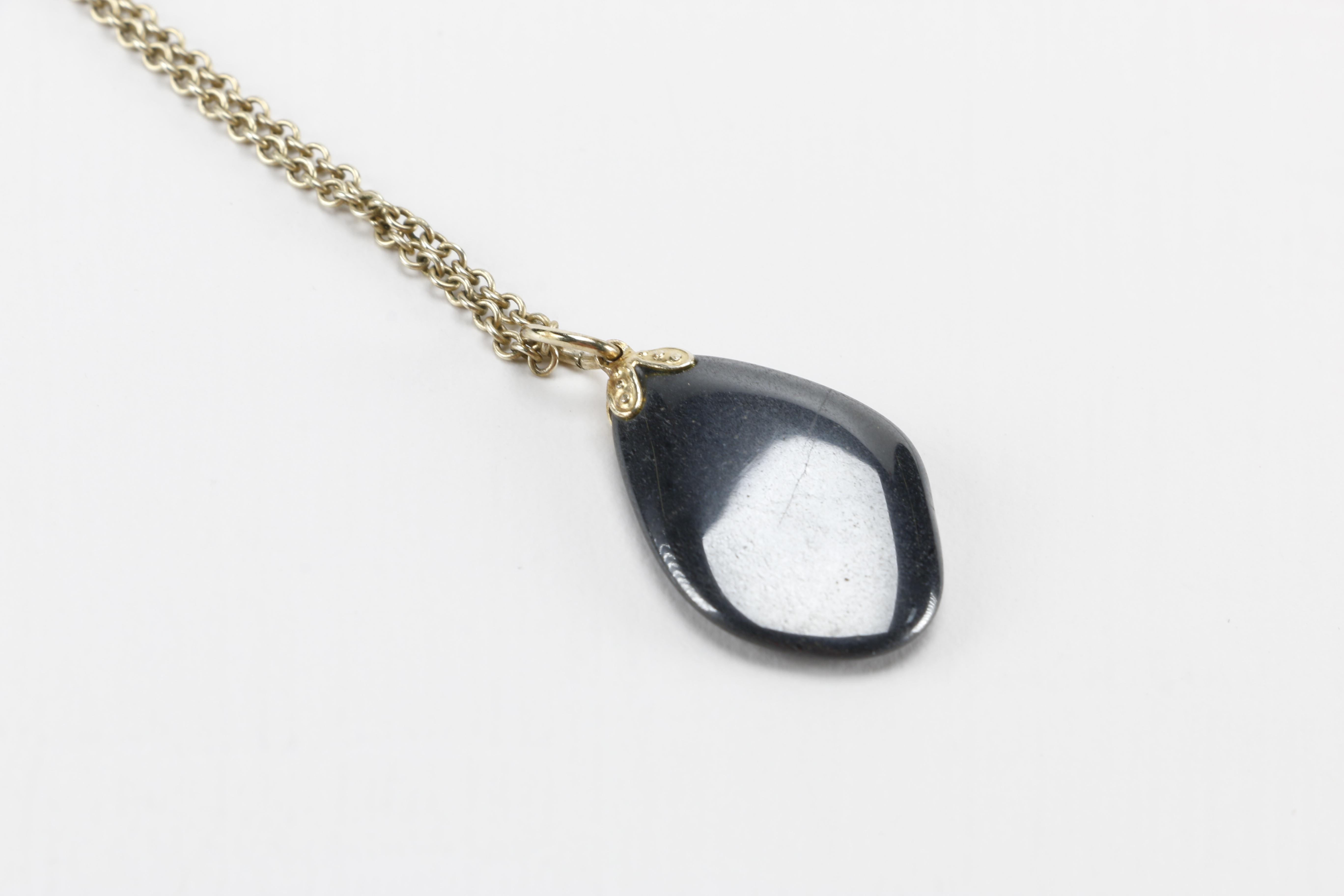 Sterling and Stone Jewelry Including Azurmalachite Pendant Necklace