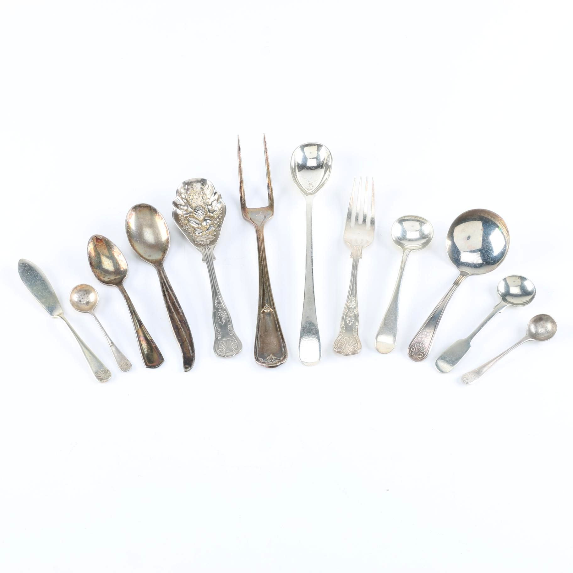 Group of Silver Plated Utensils