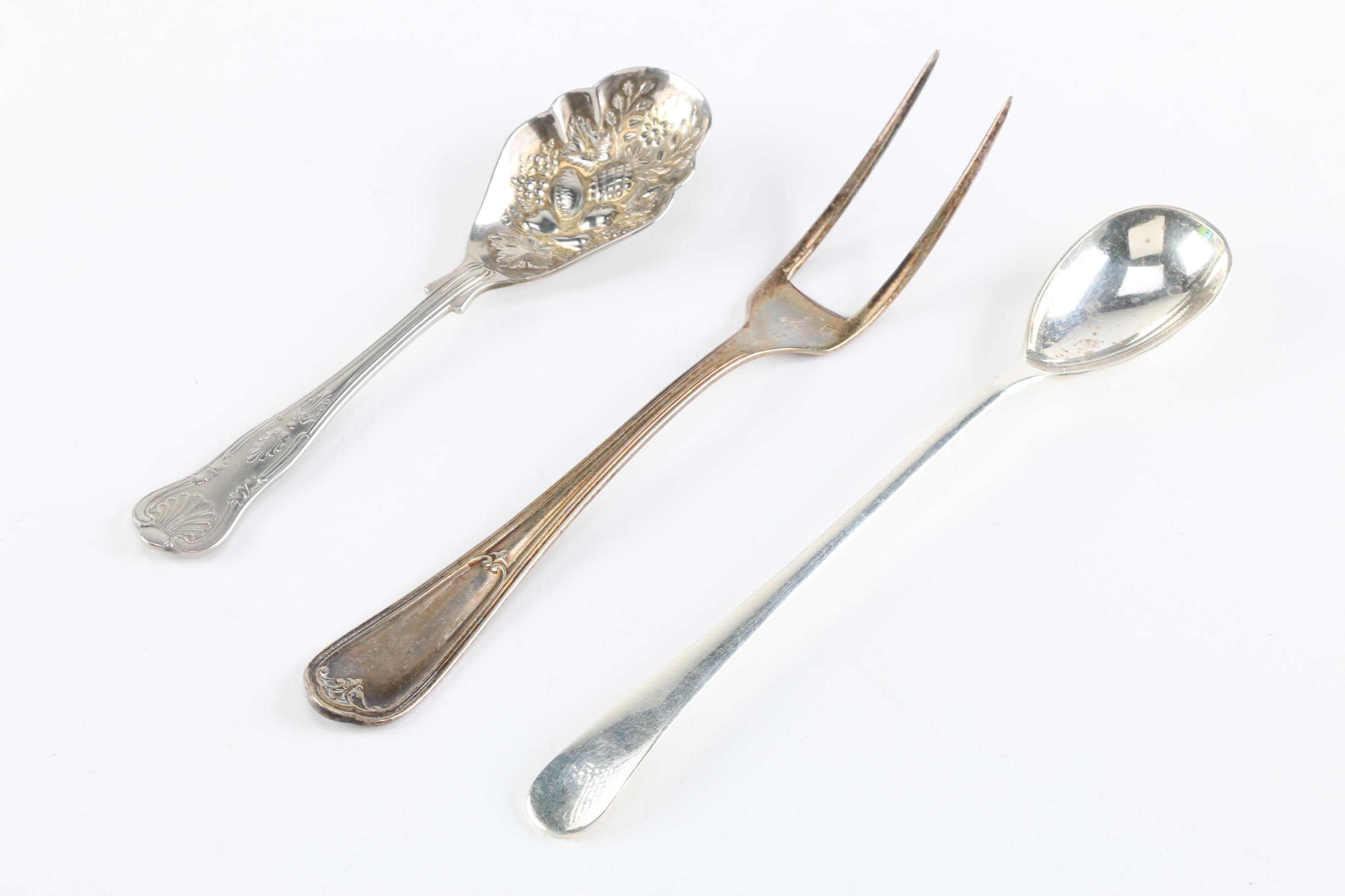 Group of Silver Plated Utensils