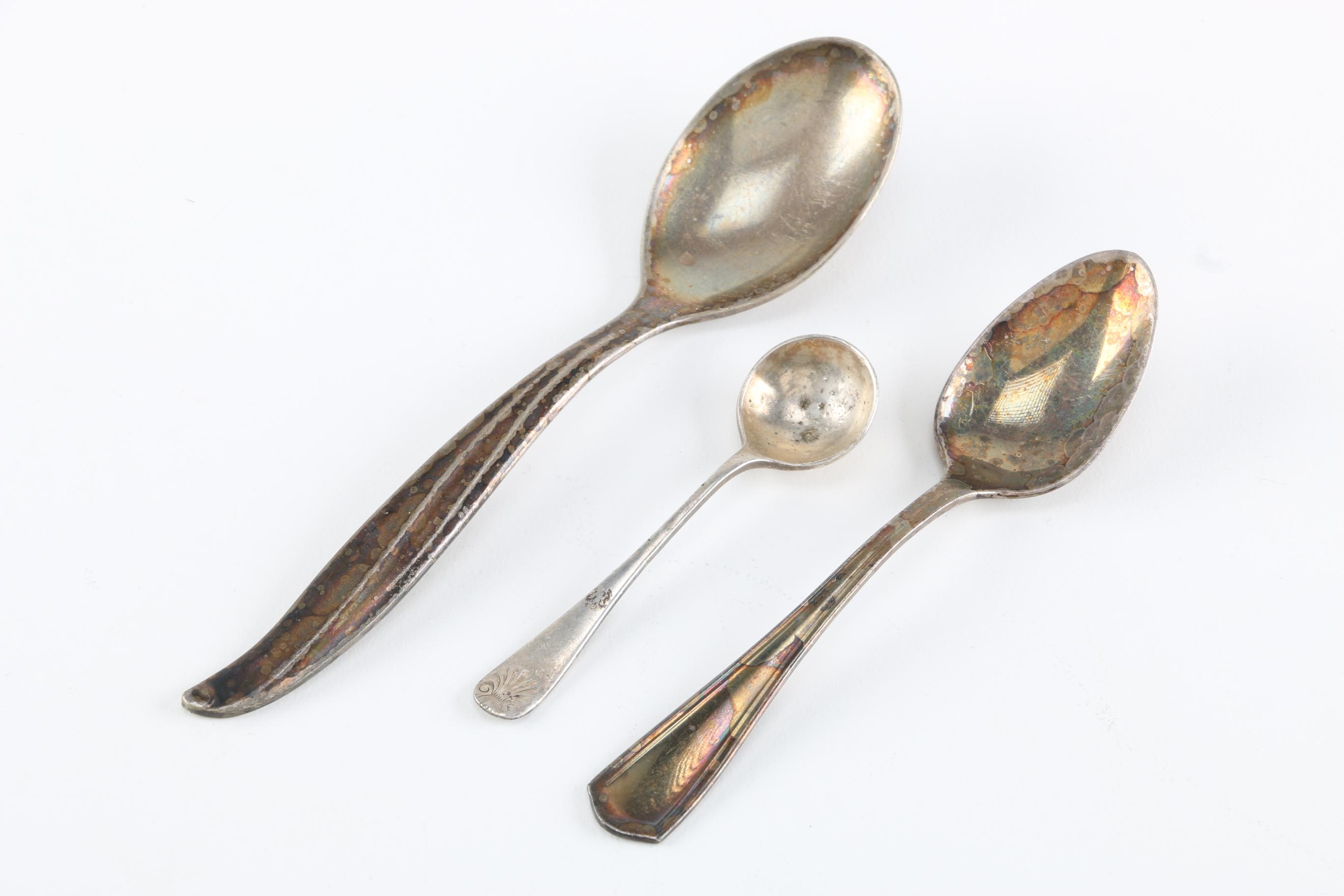 Group of Silver Plated Utensils