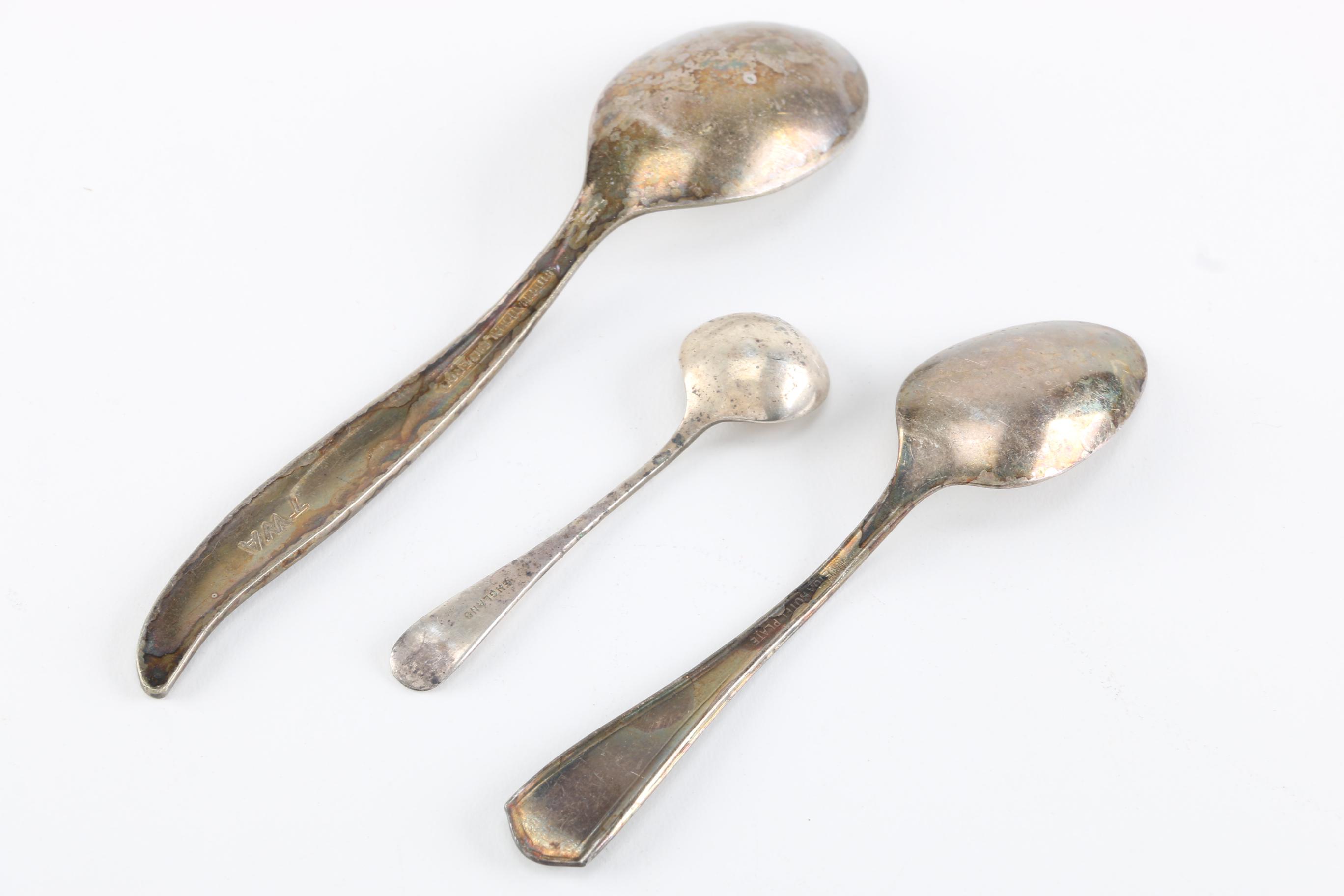Group of Silver Plated Utensils