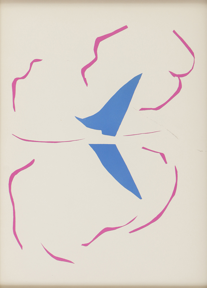 After Henri Matisse Lithograph Print on Paper "Le Bateau"