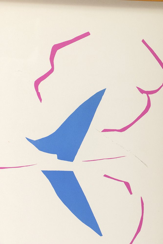 After Henri Matisse Lithograph Print on Paper "Le Bateau"