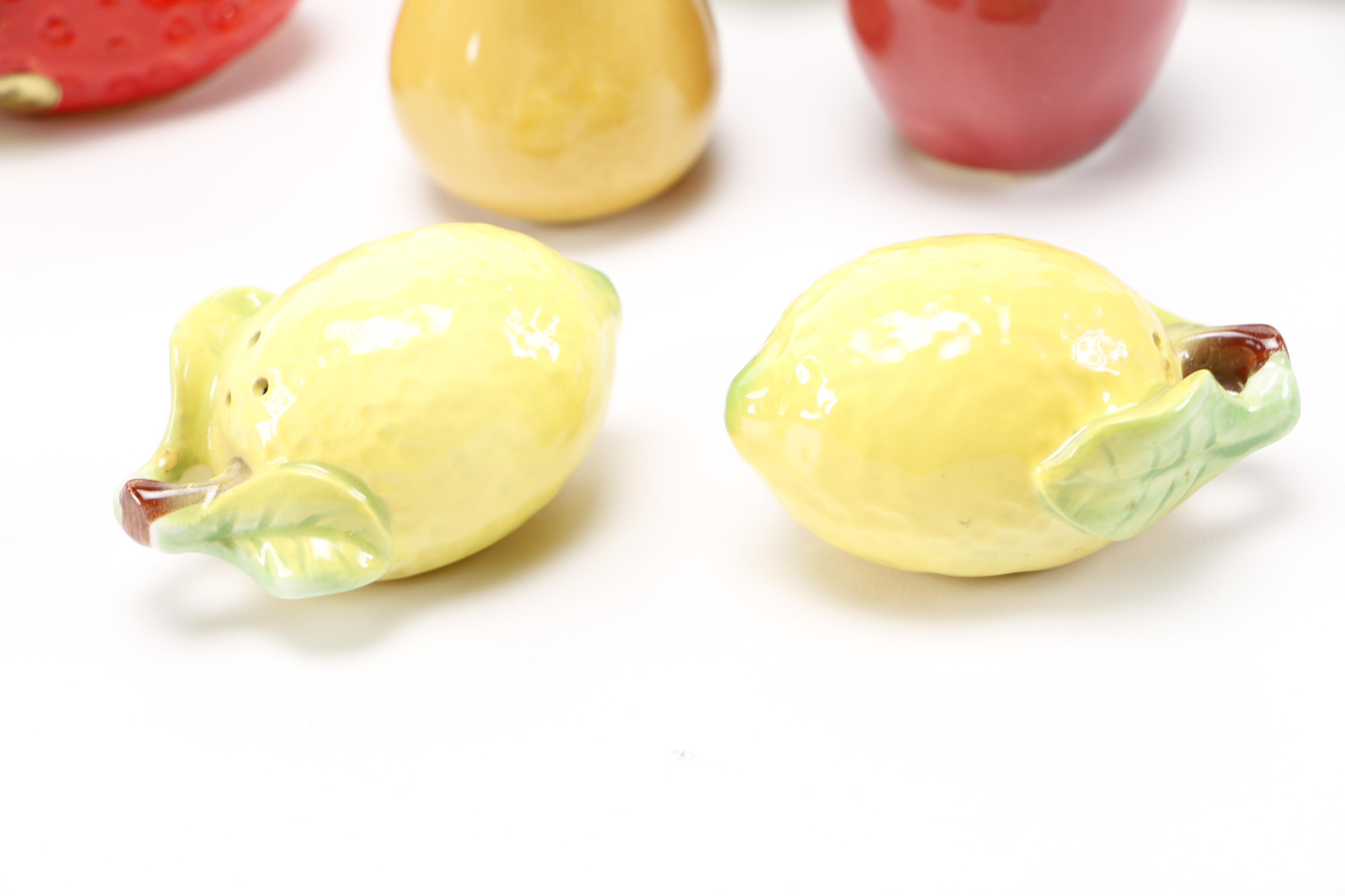 Fruit and Vegetable Salt & Pepper Shakers