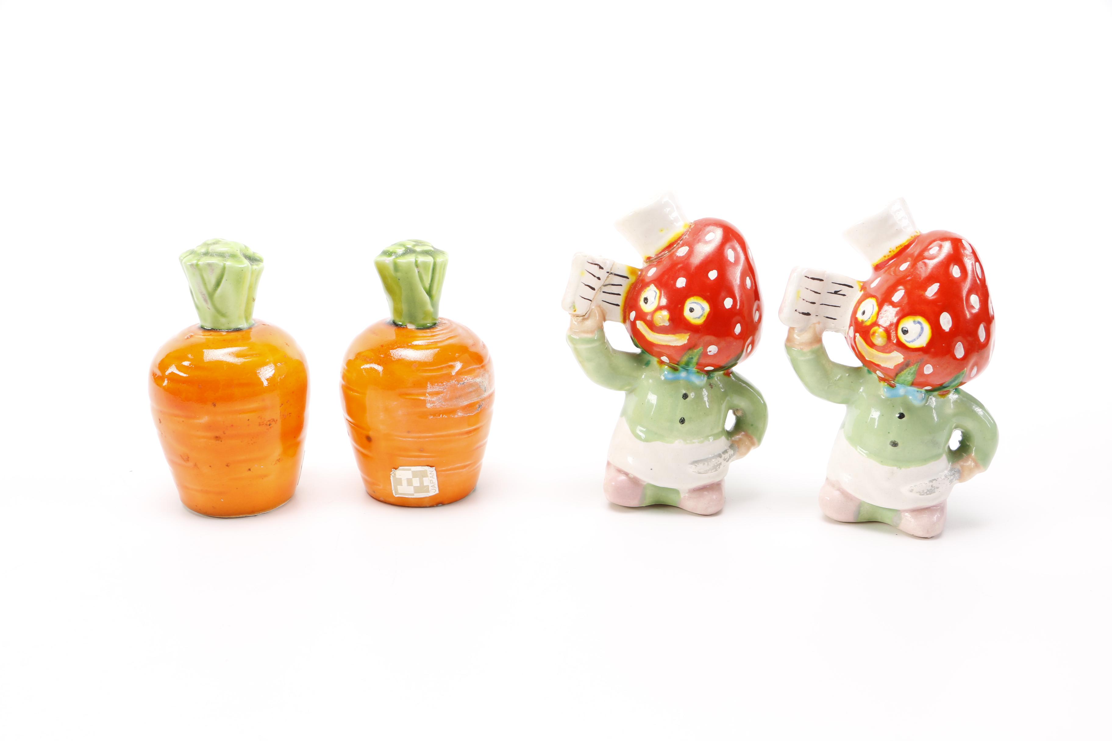 Fruit and Vegetable Salt & Pepper Shakers