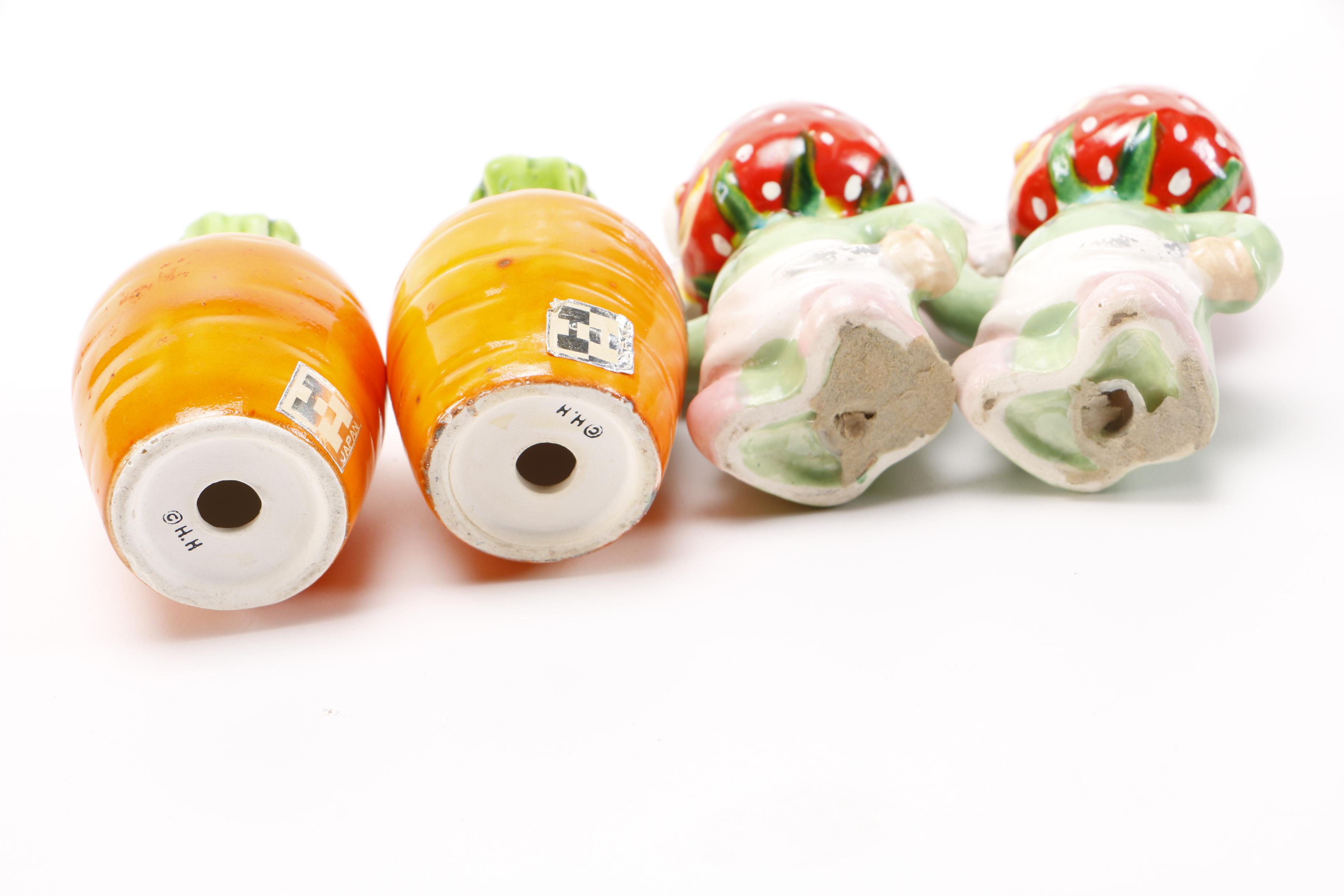 Fruit and Vegetable Salt & Pepper Shakers