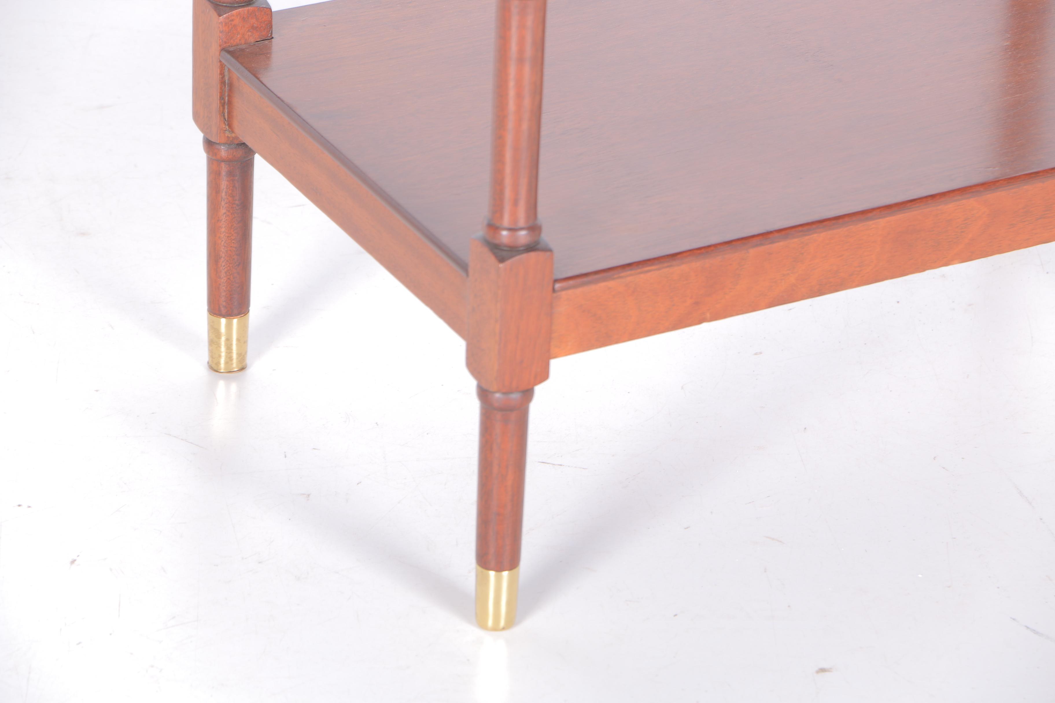 Wooden Shelf With Opening Compartment