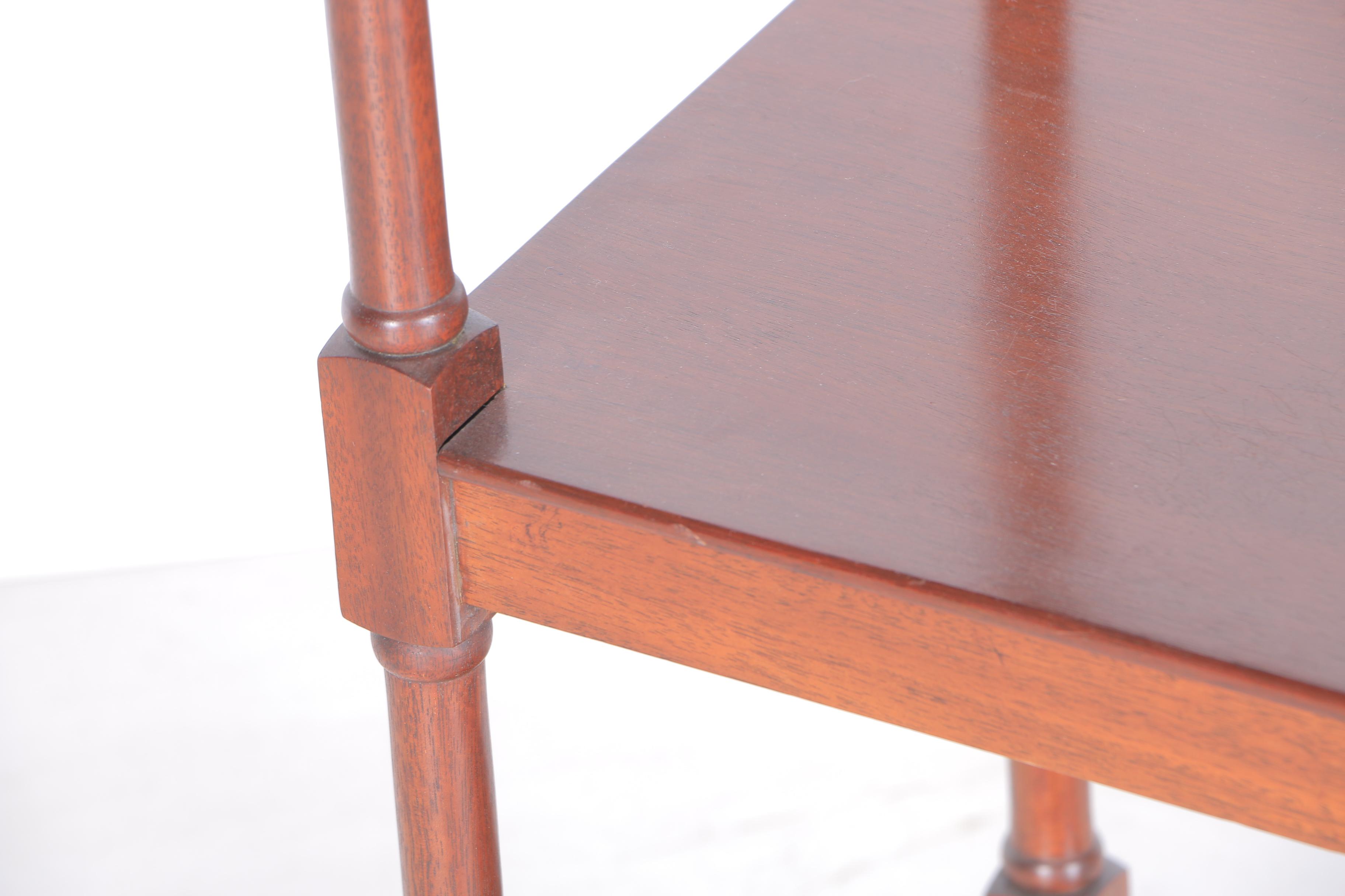 Wooden Shelf With Opening Compartment