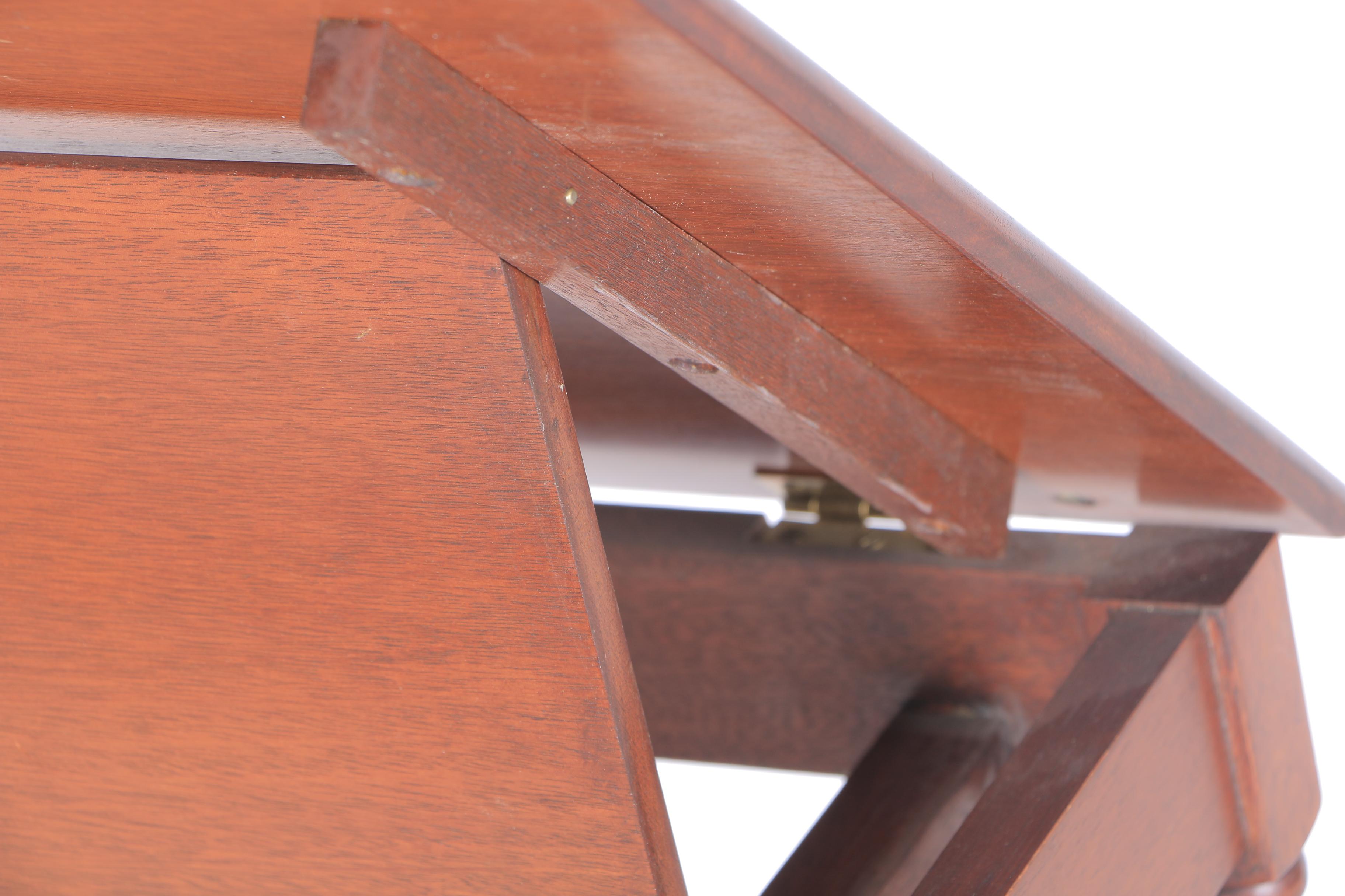 Wooden Shelf With Opening Compartment