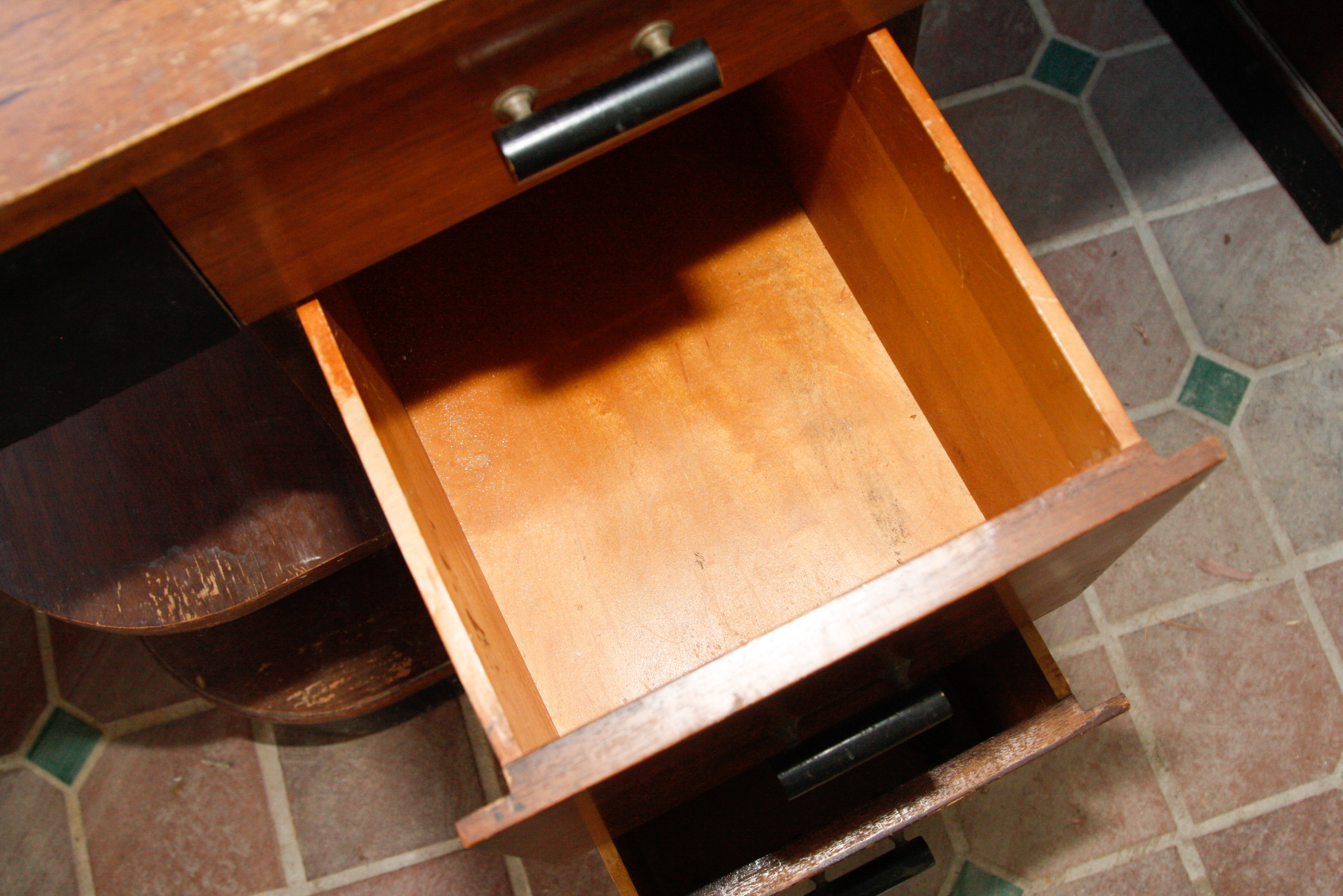 Assymetric Art Deco Writing Desk