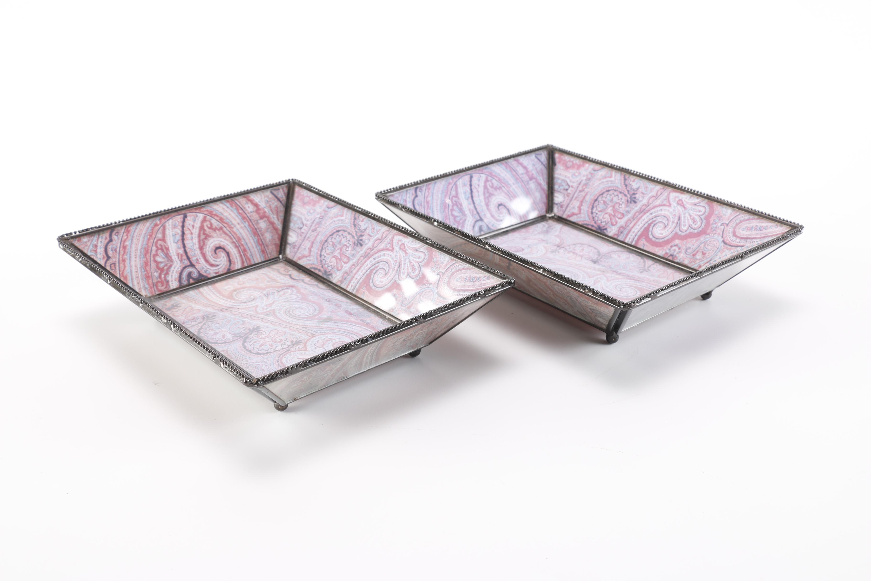 Glass and Plastic Decorative Trays