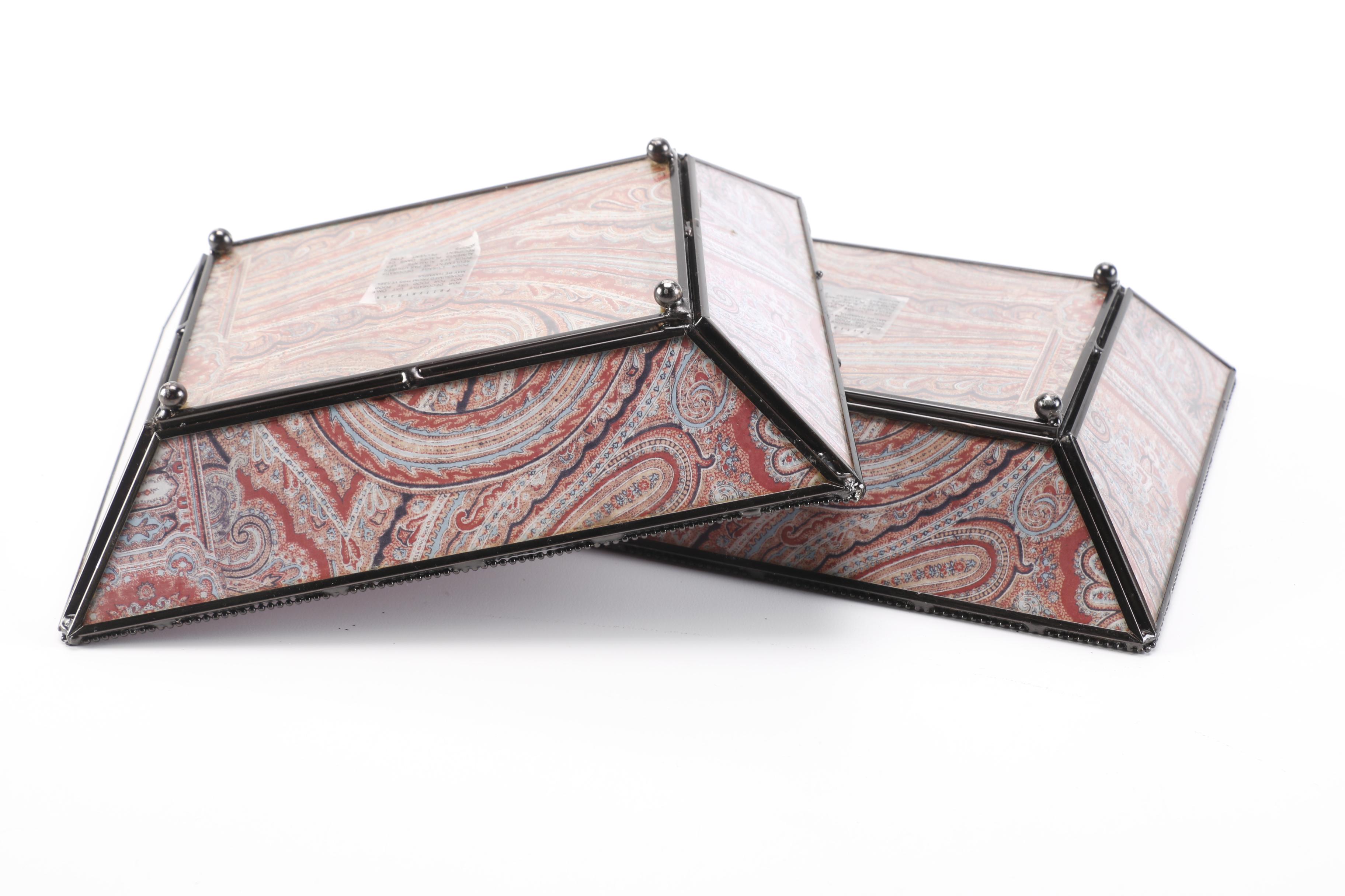 Glass and Plastic Decorative Trays