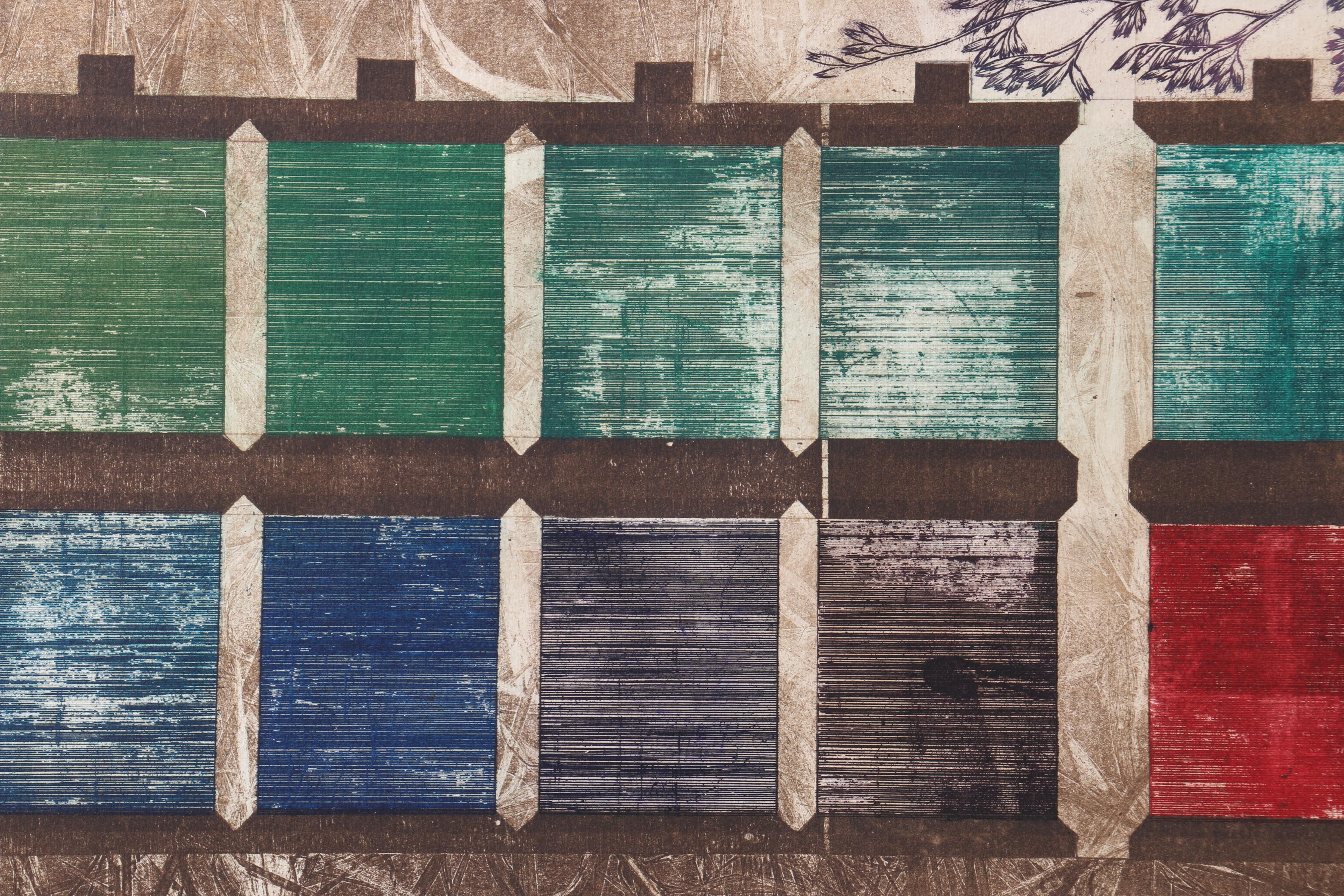 Bethia Brehmer Artist Proof Etching "Needling"