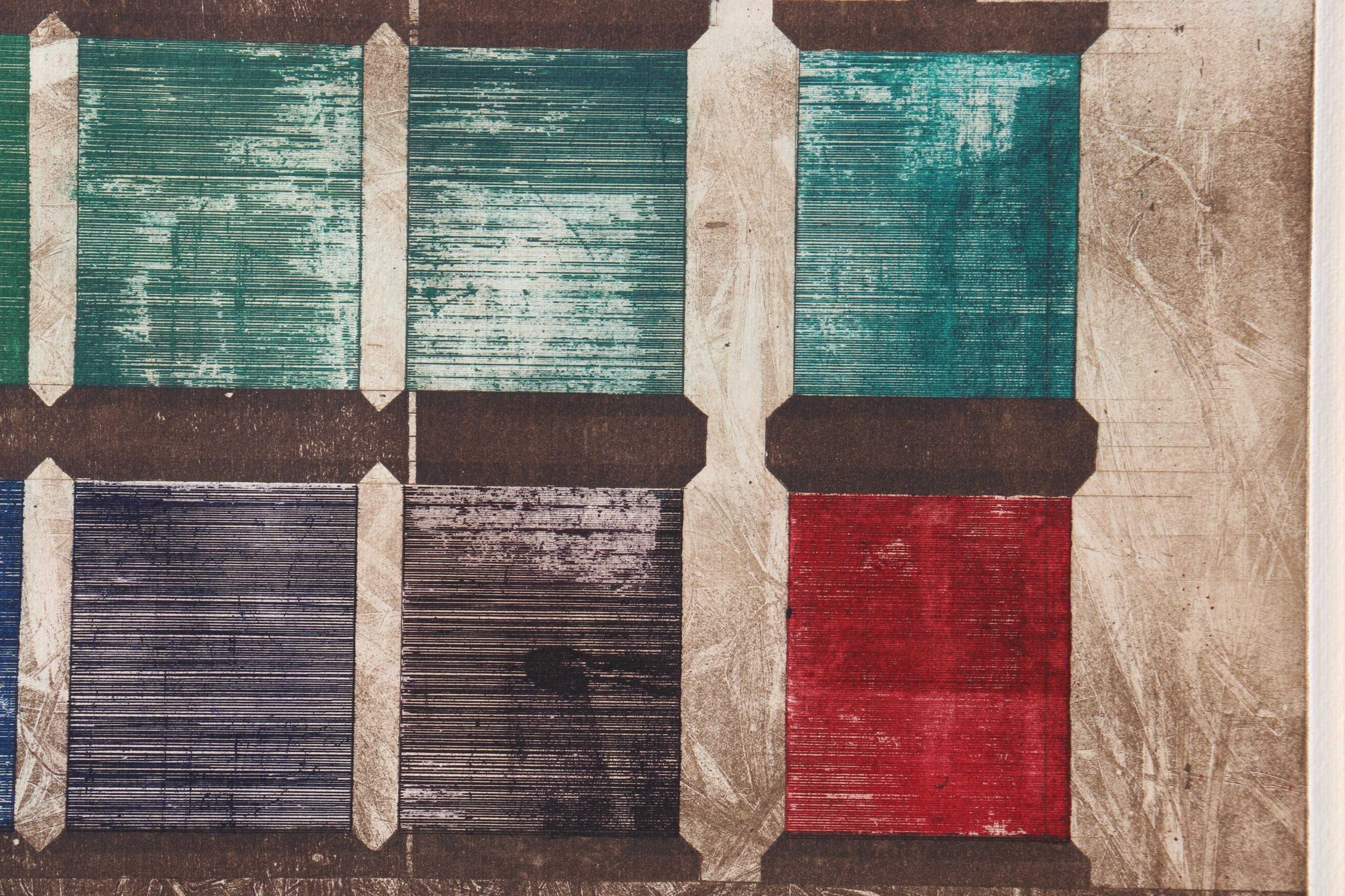 Bethia Brehmer Artist Proof Etching "Needling"