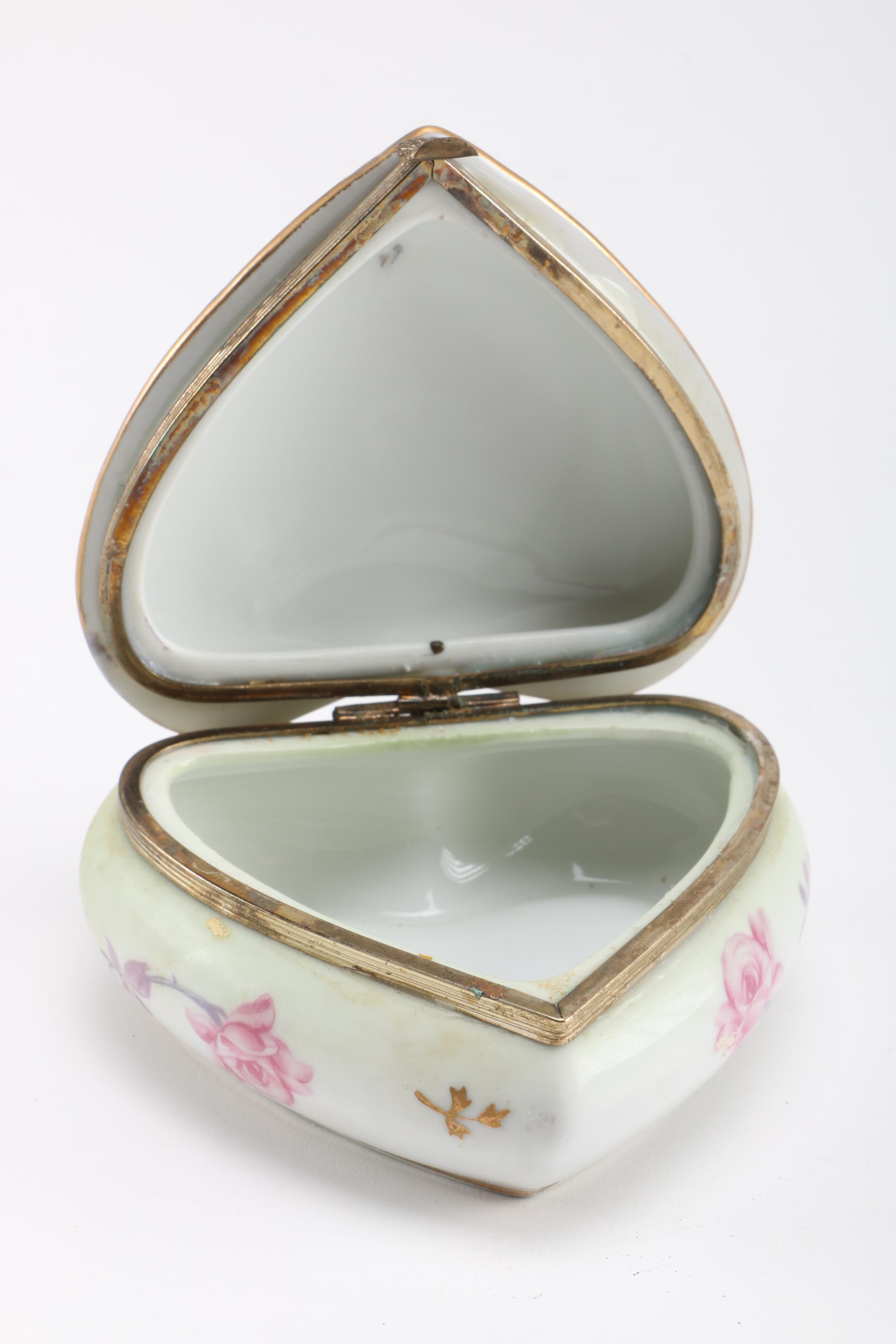 Porcelain and Crystal Dresser Accessories