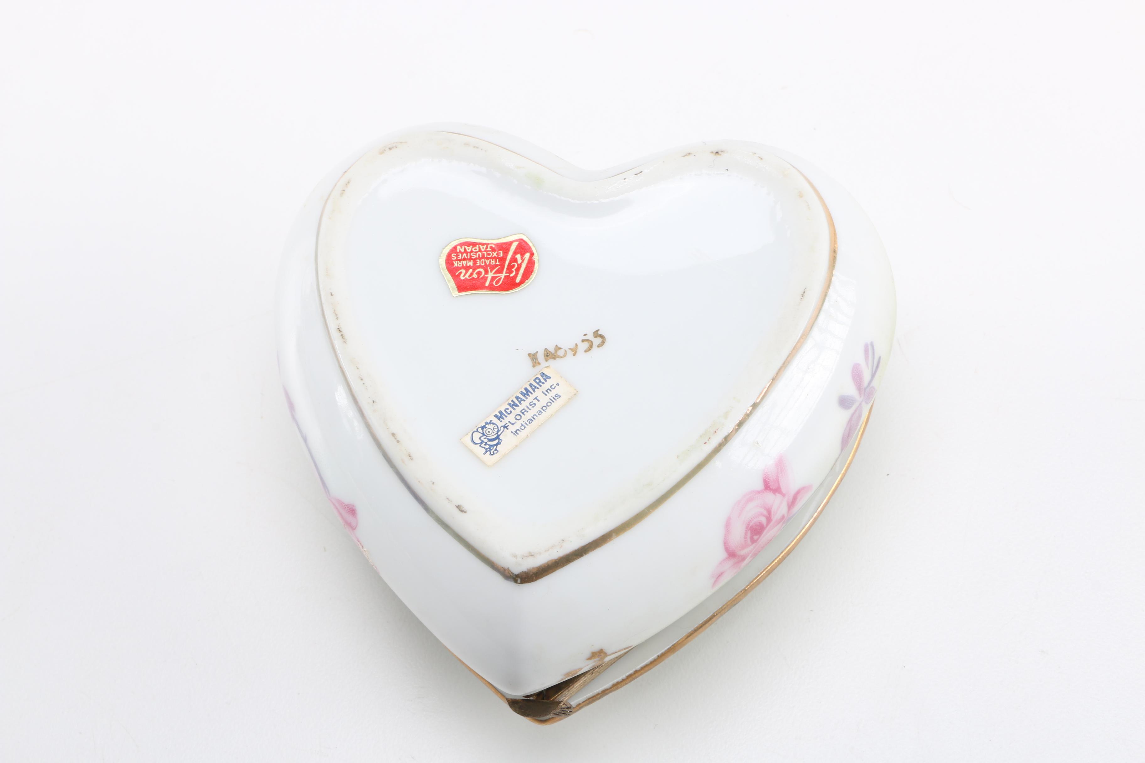 Porcelain and Crystal Dresser Accessories