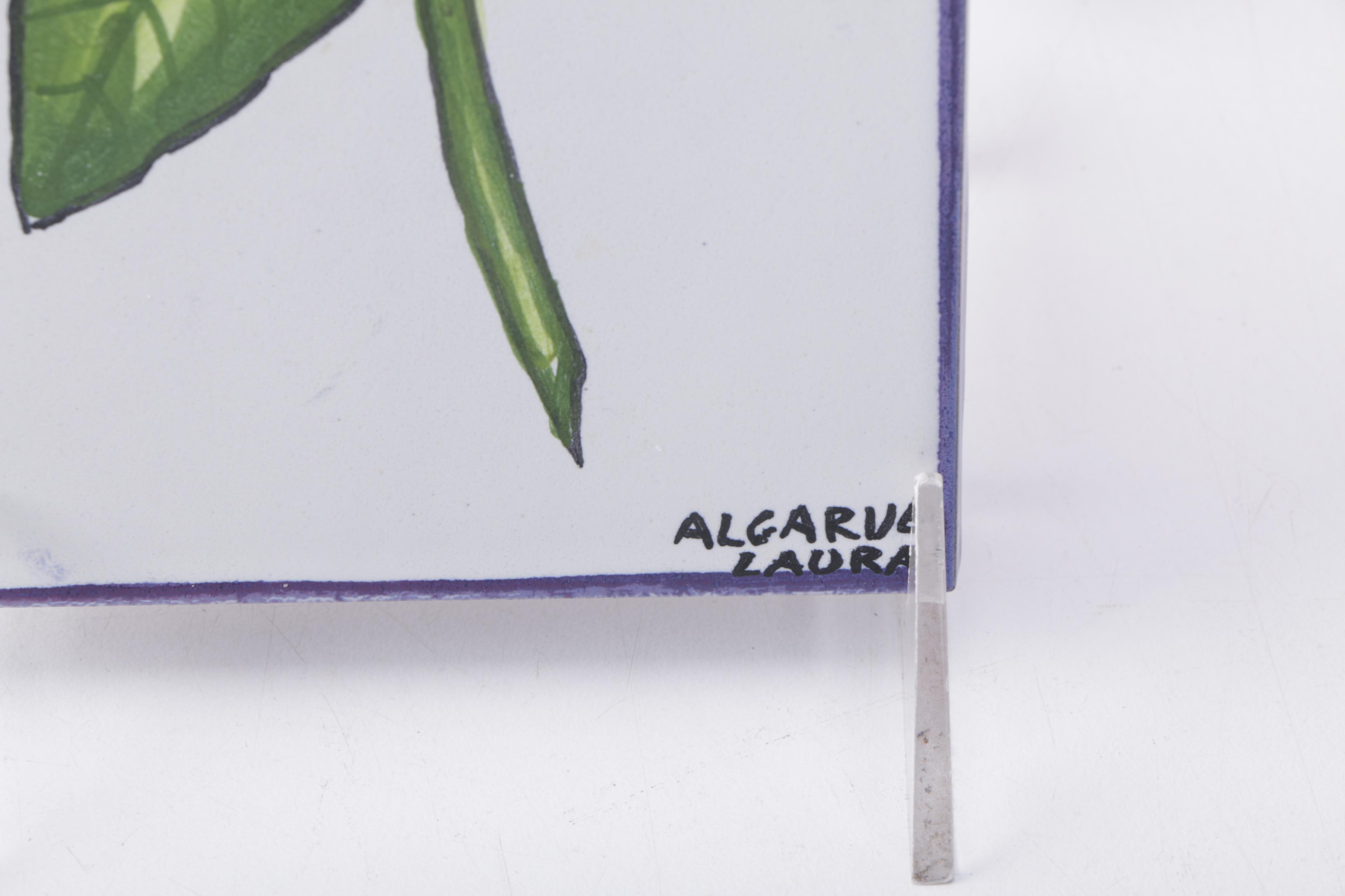 Collection of Hand Painted Flower Pottery