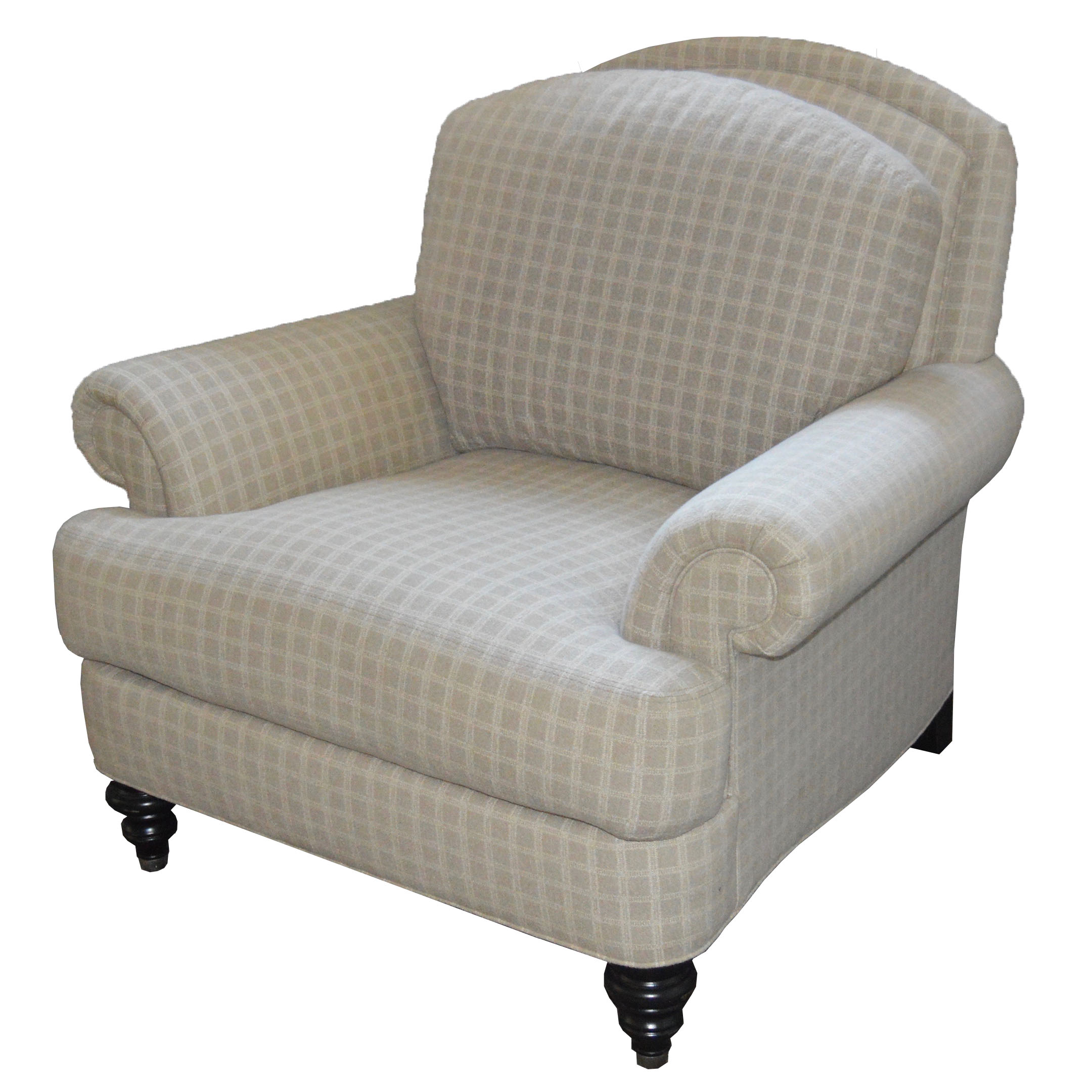 Ethan Allen Upholstered "Hyde" Armchair