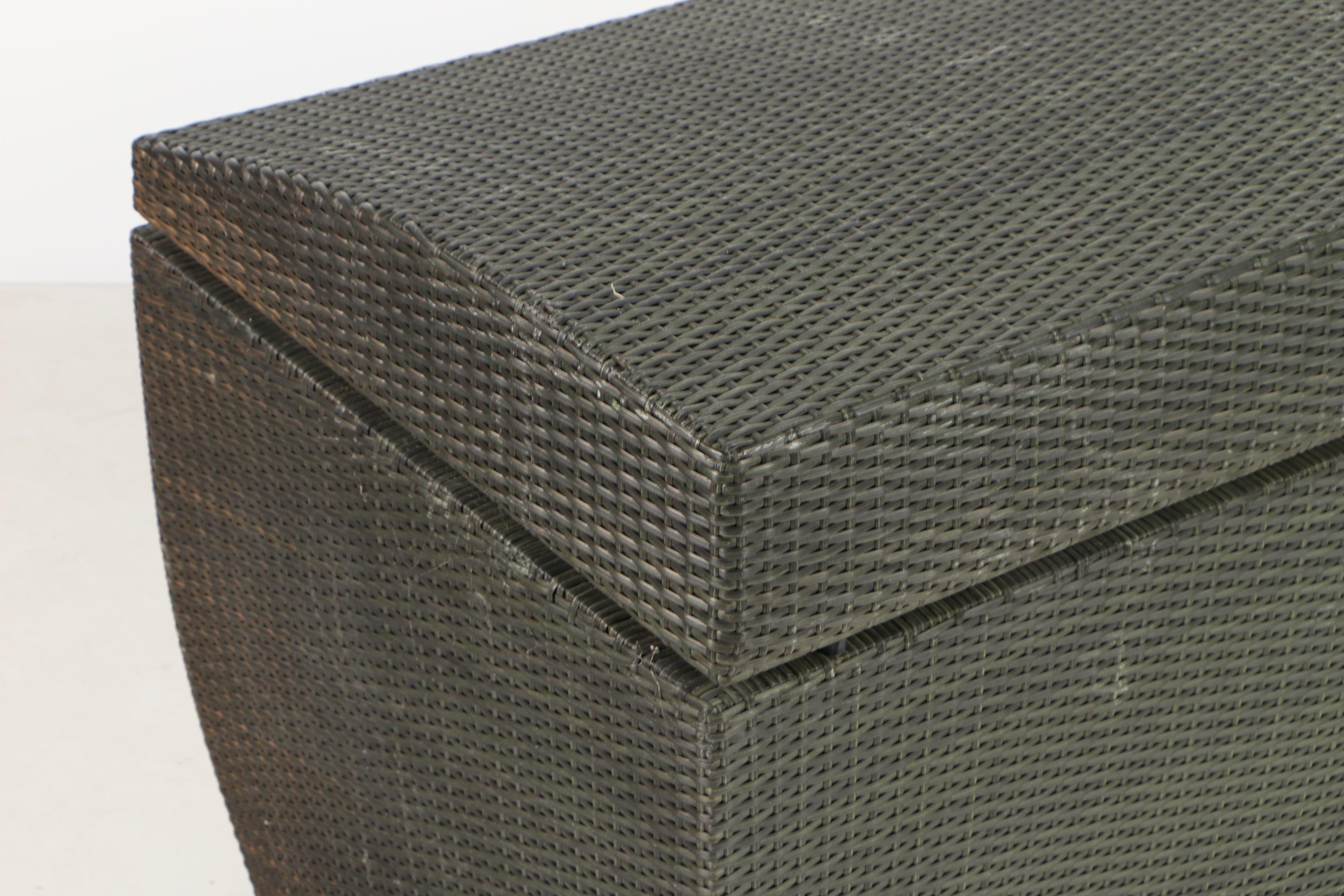 Les Jardins Wicker Storage Chest