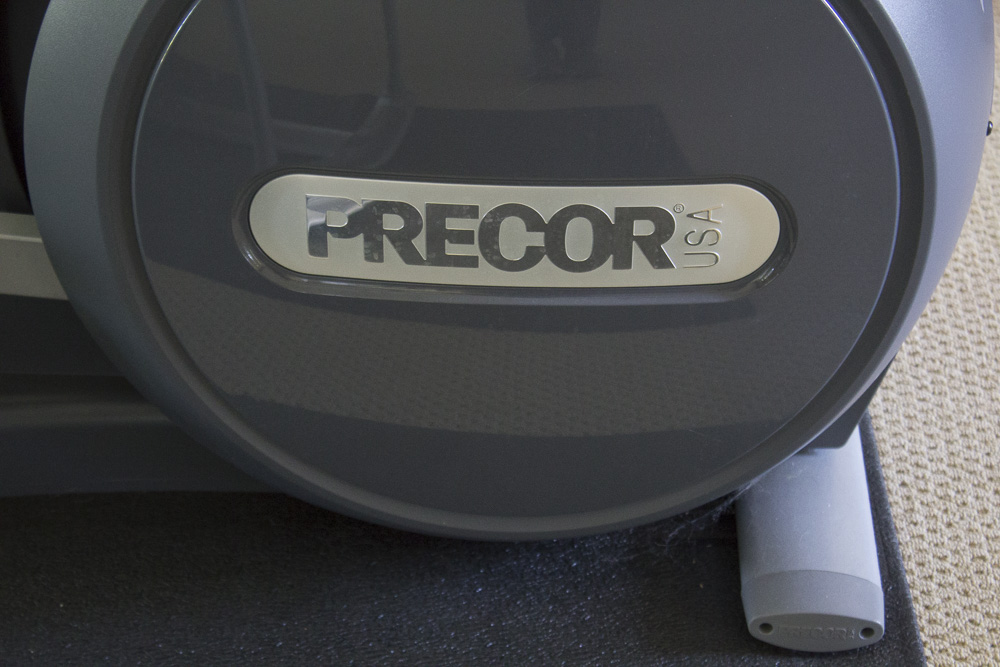 Precor EFX 576i Elliptical Machine and Floor Pad