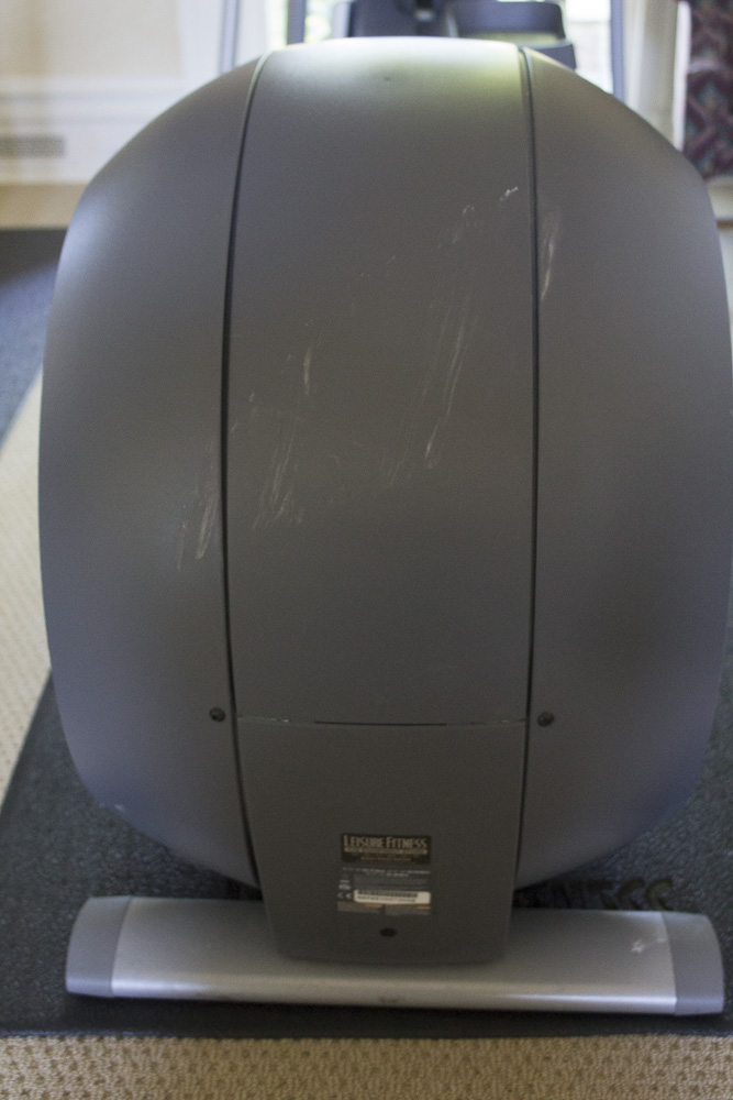 Precor EFX 576i Elliptical Machine and Floor Pad