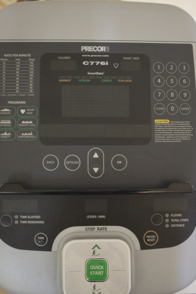 Precor C776i Stair Machine and Floor Pad