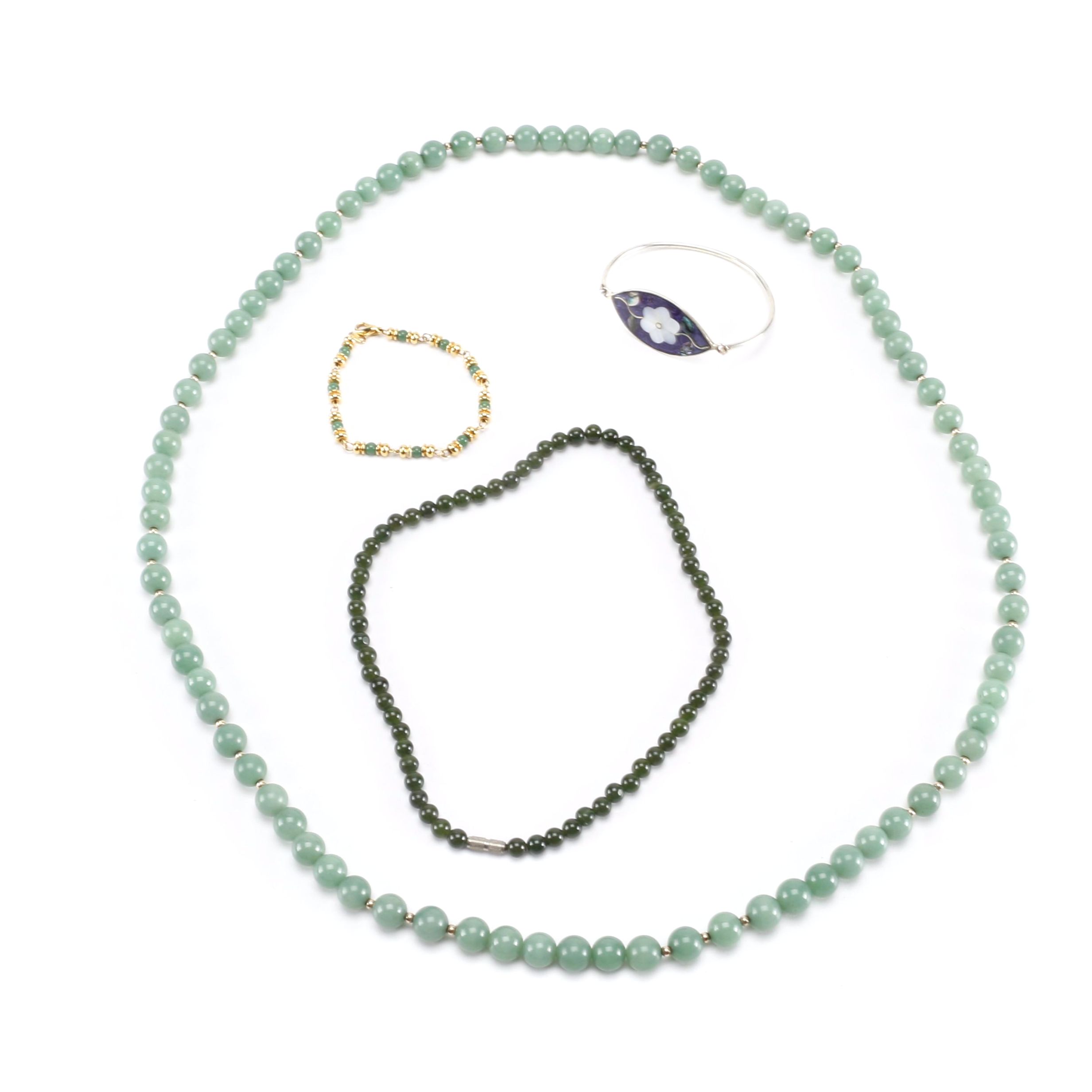 Stone Jewelry Necklaces and Bracelets